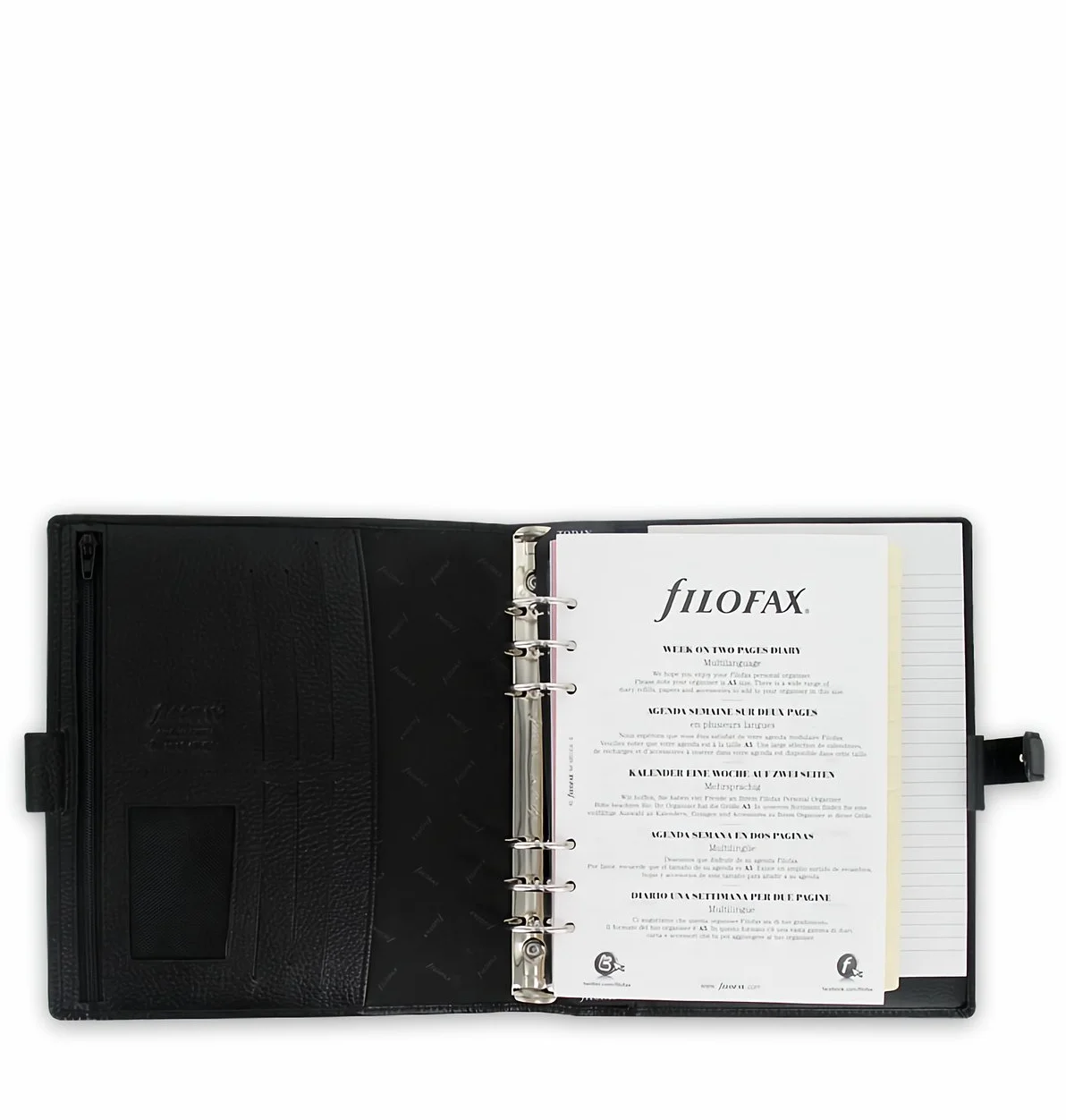 Filofax Finsbury Agenda A5 Noir
