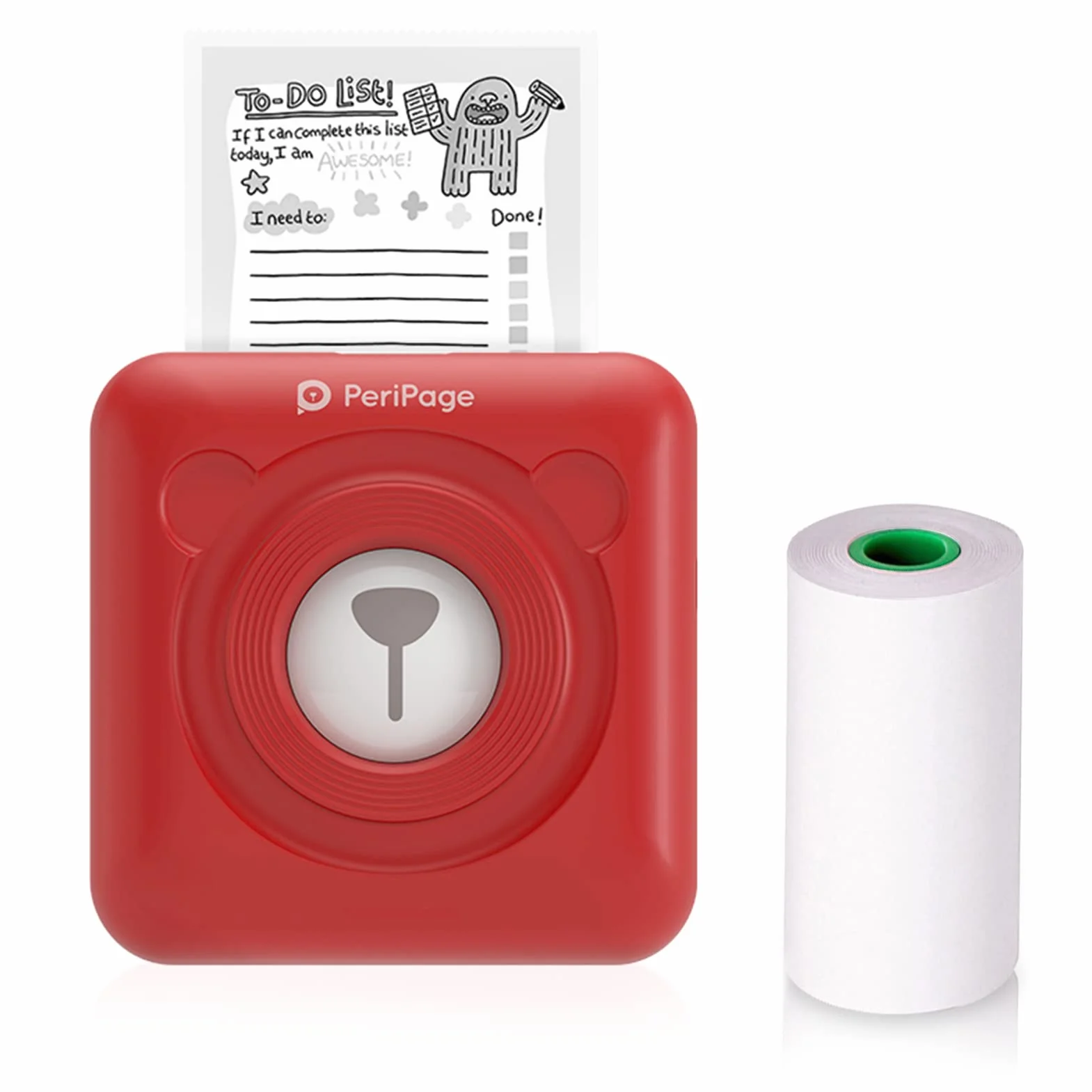 PeriPage A6 Mini Imprimante Thermique 304DPI sans Fil BT HD