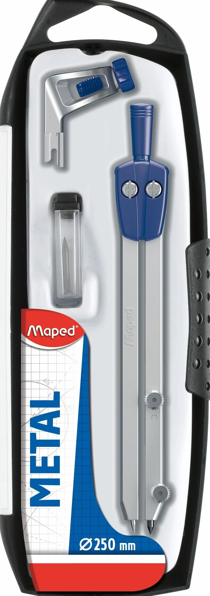 Maped Coffret Compas Start 3 pièces Compas Mine Métal Scolaire