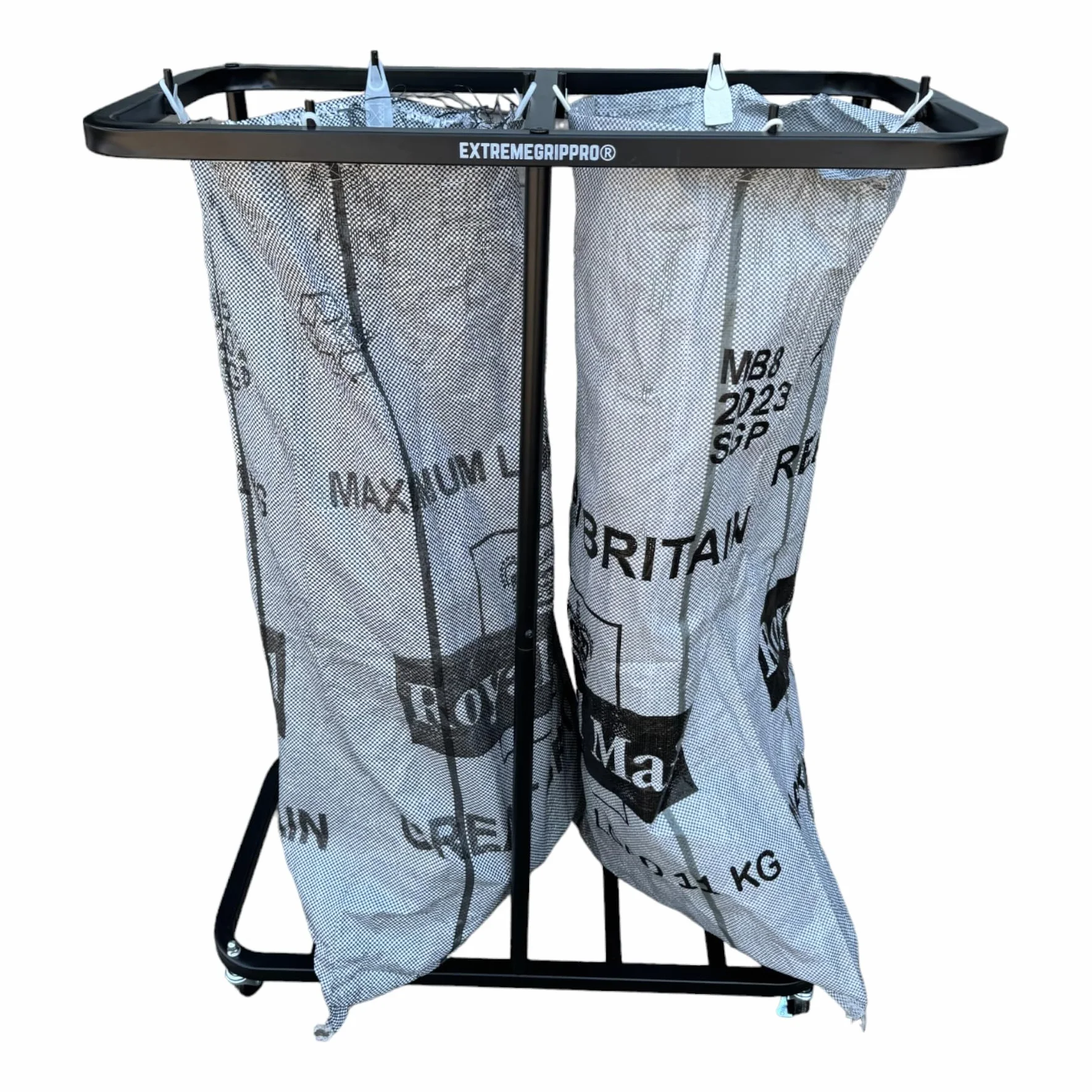Porte-courrier double sac de tri pour sacs postaux