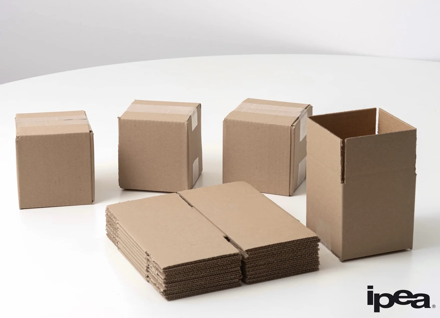 Boîtes Carrées en Carton 12 x 12 x 12 cm 10 Pièces IPEA pour Expéditions