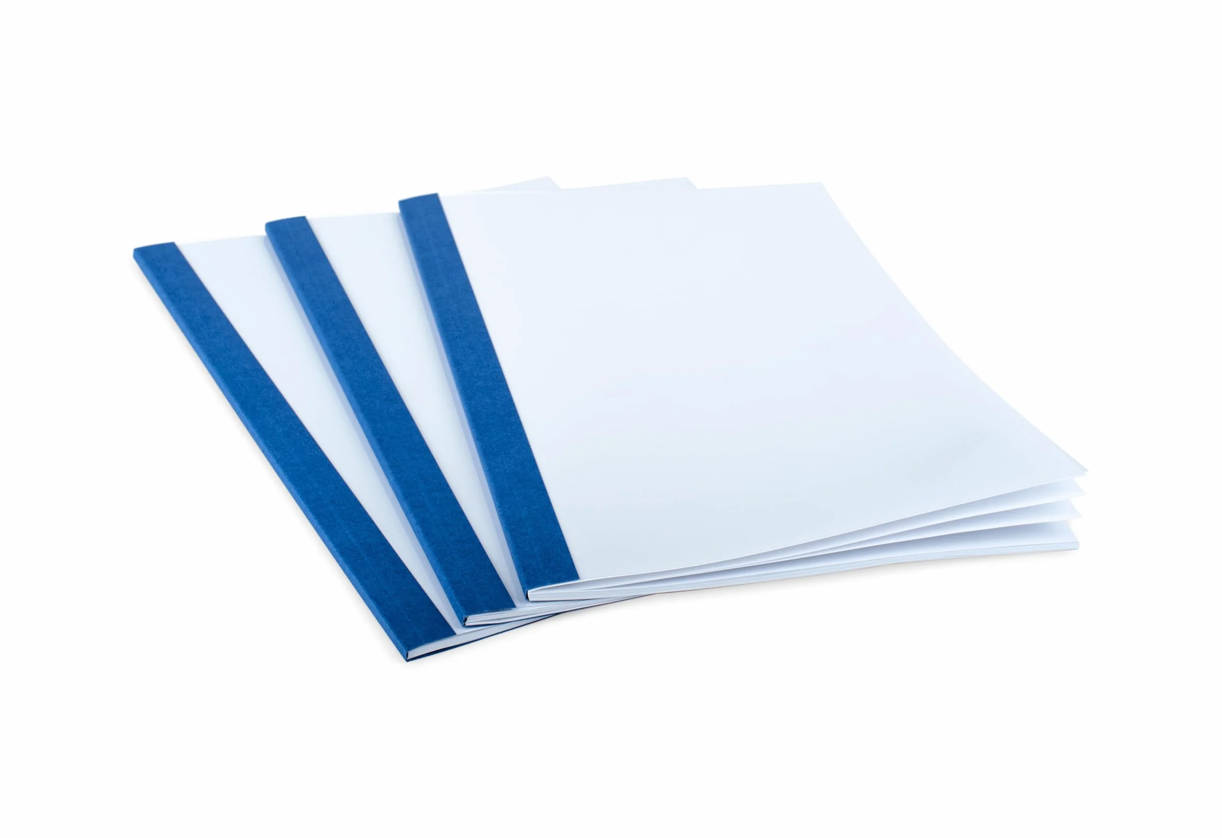 Couverture thermique A4 3 mm 16-30 feuilles transparent bleu par 25
