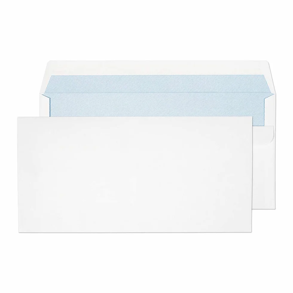 Blake Purely Everyday DL 110 x 220 mm Enveloppes Autocollante Blanc Boîte de 50