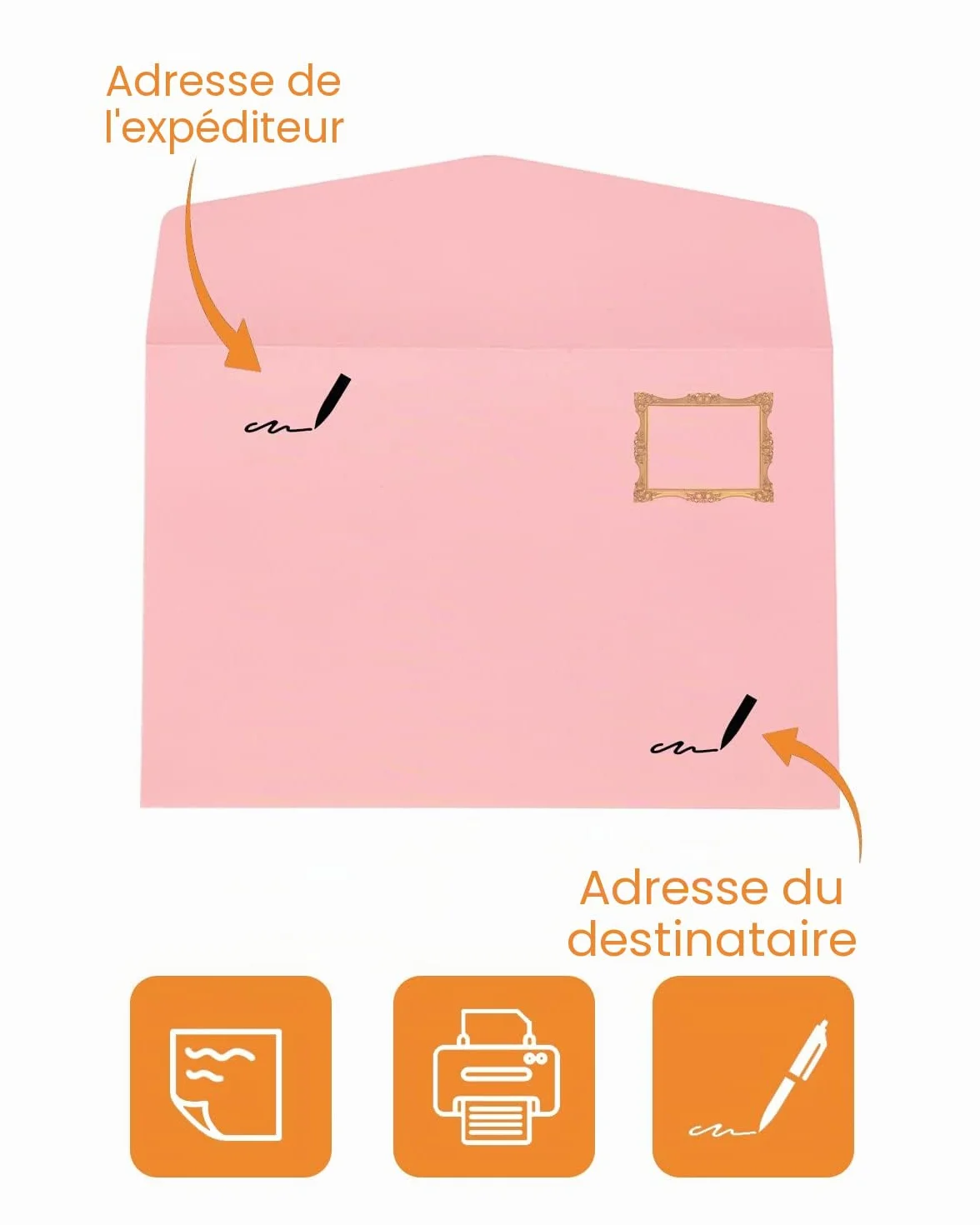 Enveloppes C6 Multicolores 40 Pièces 16 x 11 cm pour Mariage
