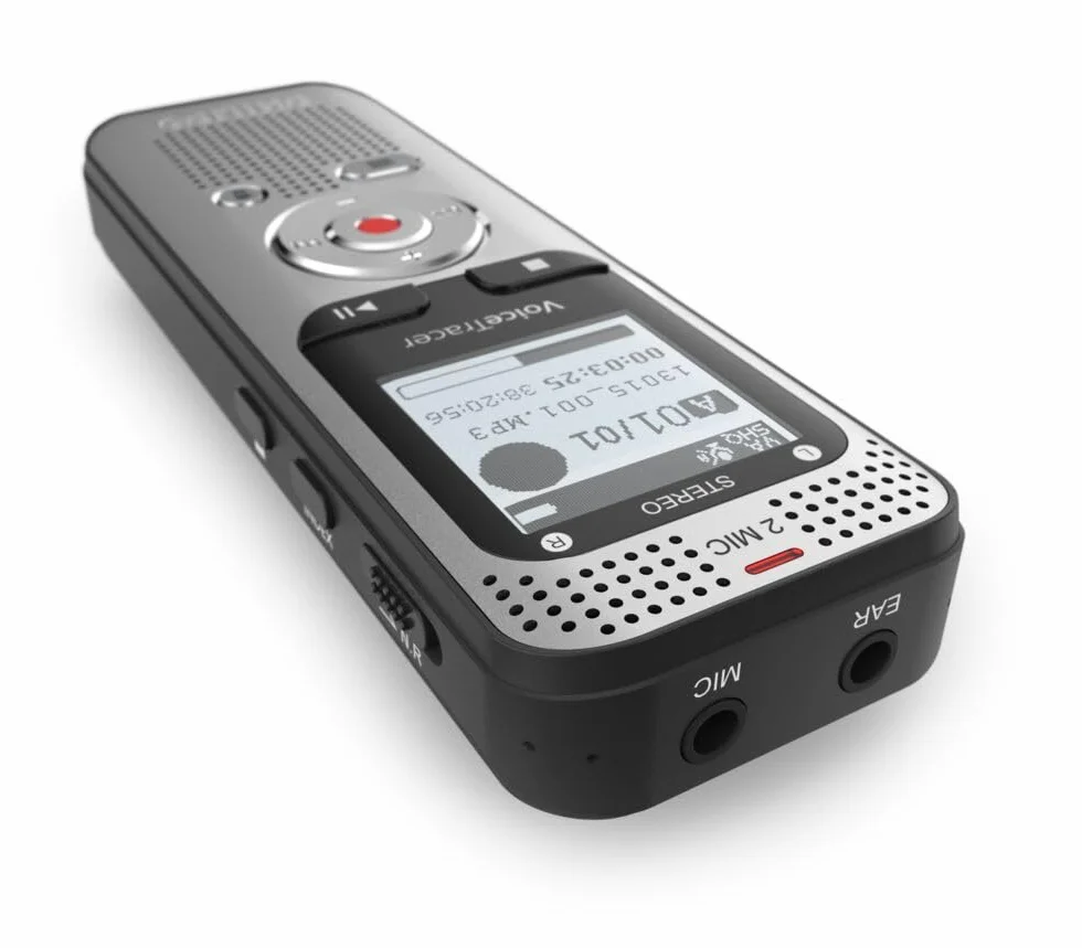 PHILIPS VoiceTracer DVT2015 Enregistreur Vocal 8 Go MP3 2 Microphones stéréo