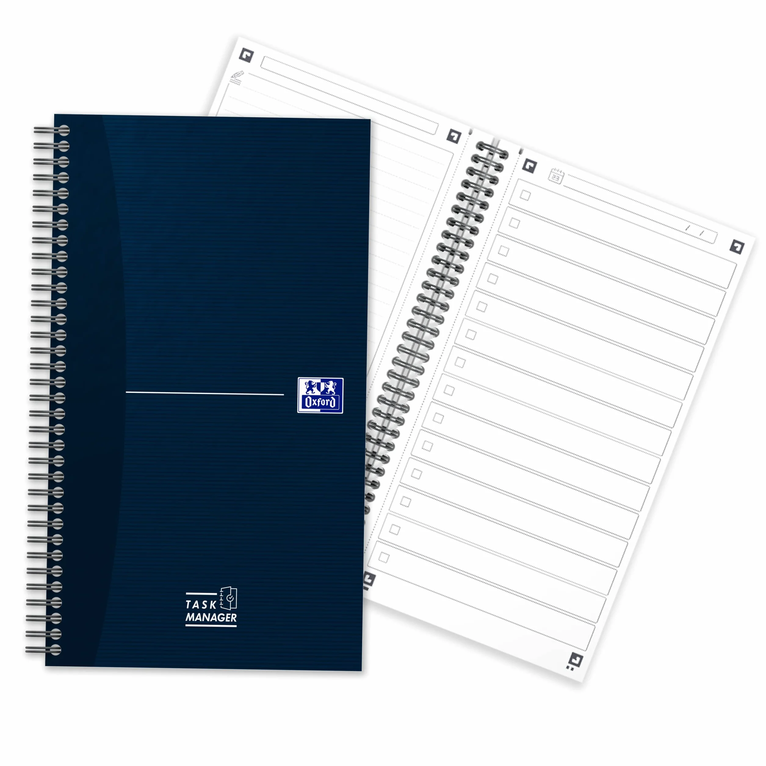 Oxford Planificateur de carnet de notes 115 feuilles Bleu 90gr