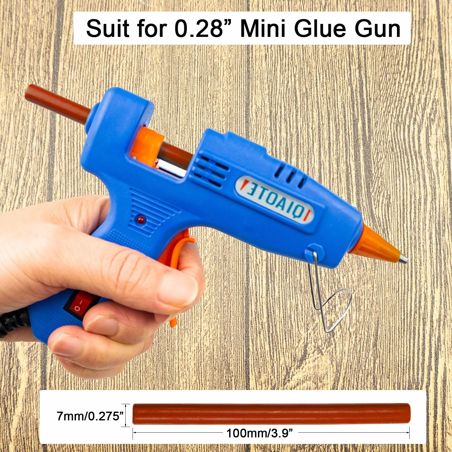Lot de 26 Bâtonnets de Cire à Sceller 7mm pour Pistolet à Colle – Or ambré