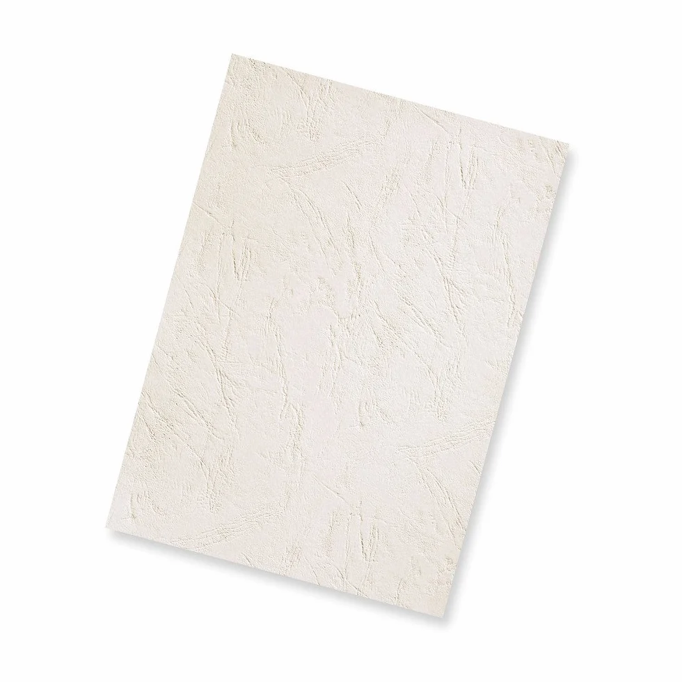 Pavo Plats de couverture A4 grain cuir 250 g Paquet de 100 Ivoire