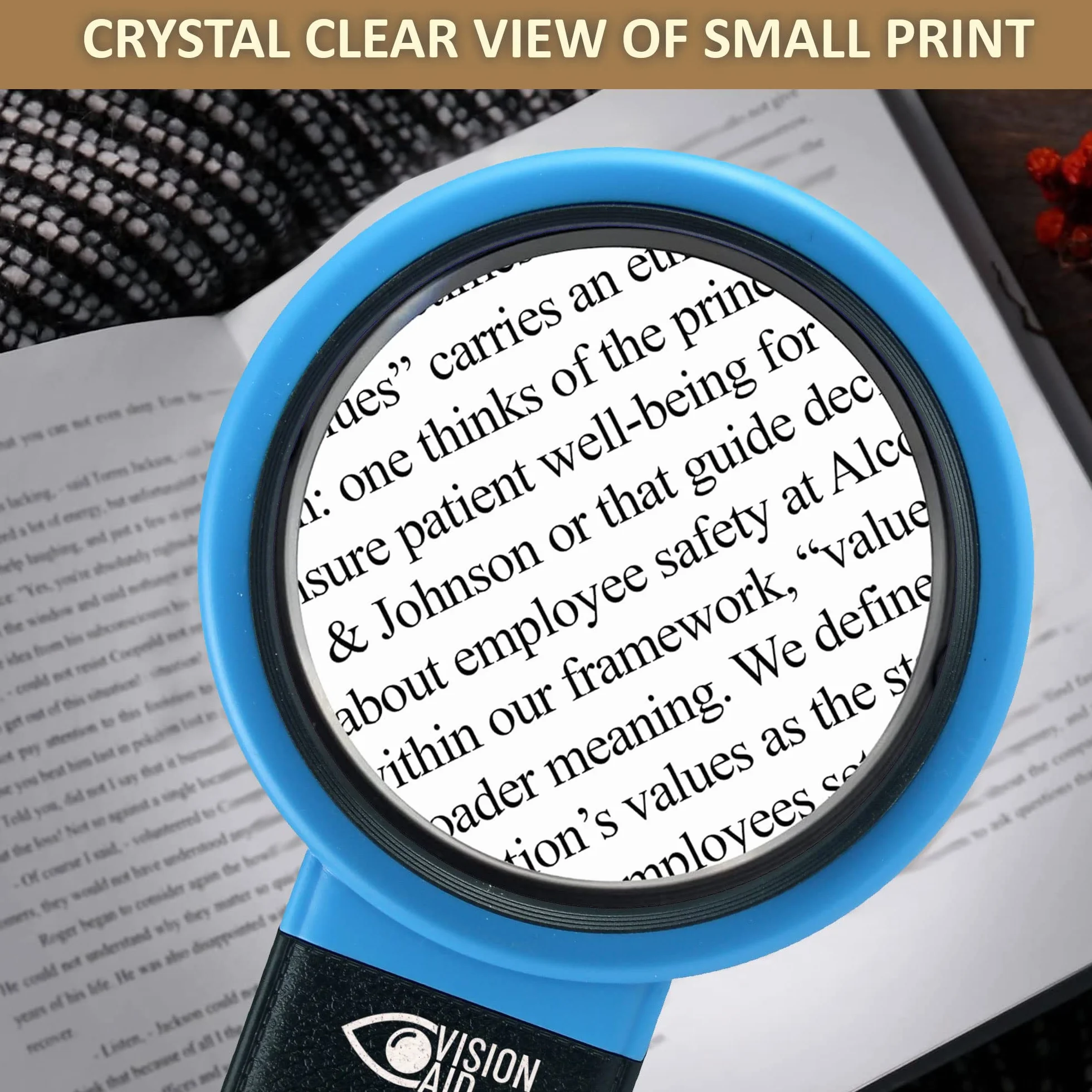 Loupe 30X avec 36 Lumières LED Ultra-Brillantes et étui de Rangement | Loupe Mains Libres pour la Lecture, l'artisanat, Les Loisirs