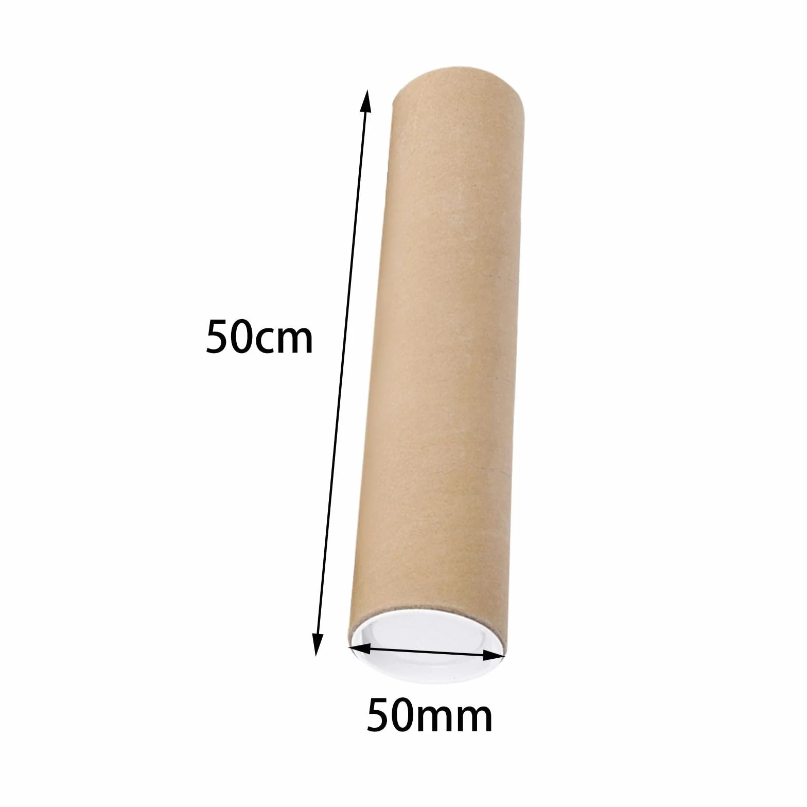 Sharplace Tube postal en carton 50cm 70cm 60cm Diamètre intérieur 50mm Épaisseur 3mm