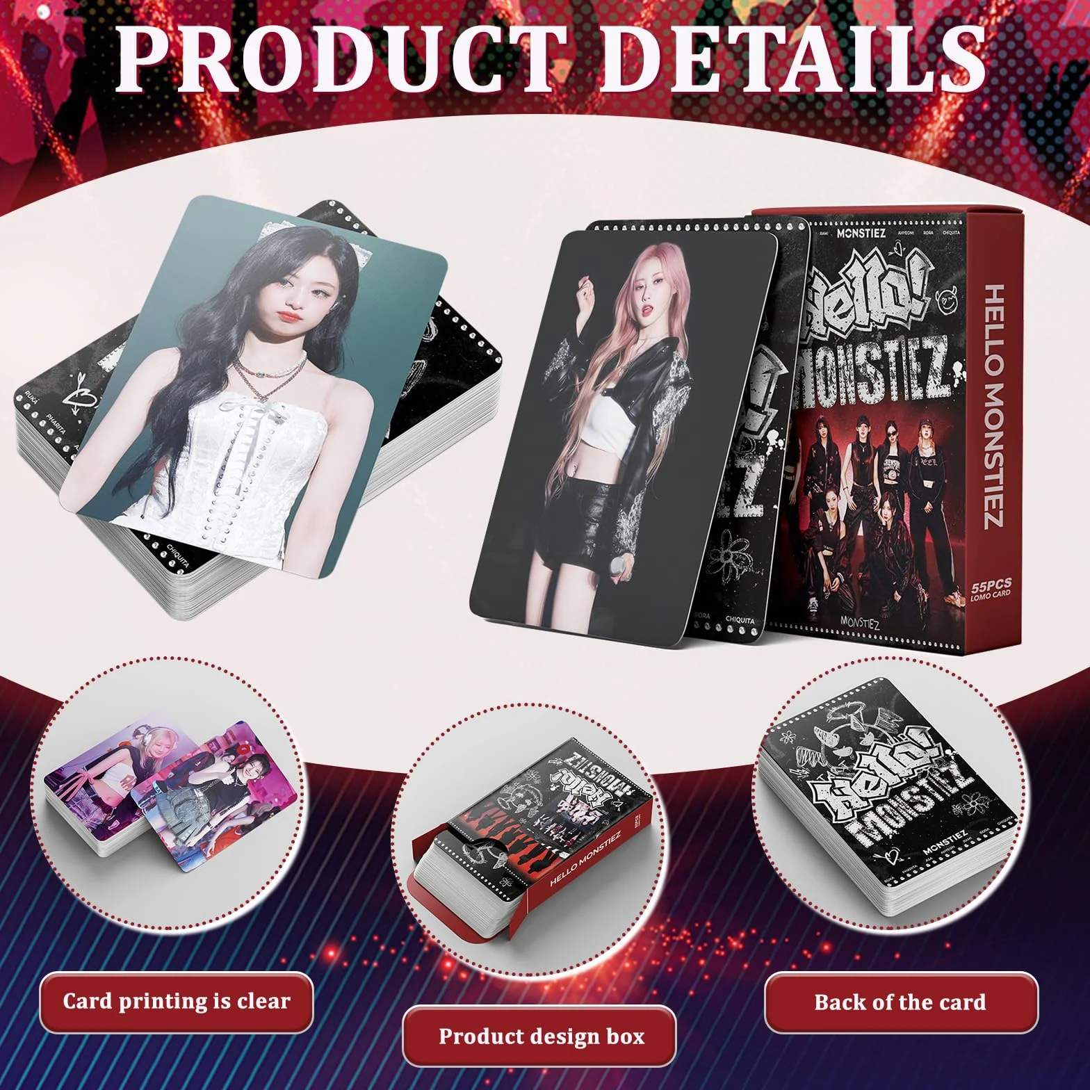 BM Album Photocard 110PCS Cartes de Collection Lomo Cards Cadeau pour Fans K-pop