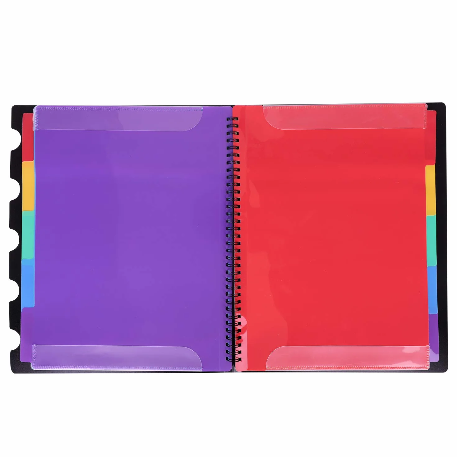 LONTG A4 Dossier Imperméable Cahier Spiral Partition Musique Trieur Extensible 20 Feuilles Classeur Documents Bureau