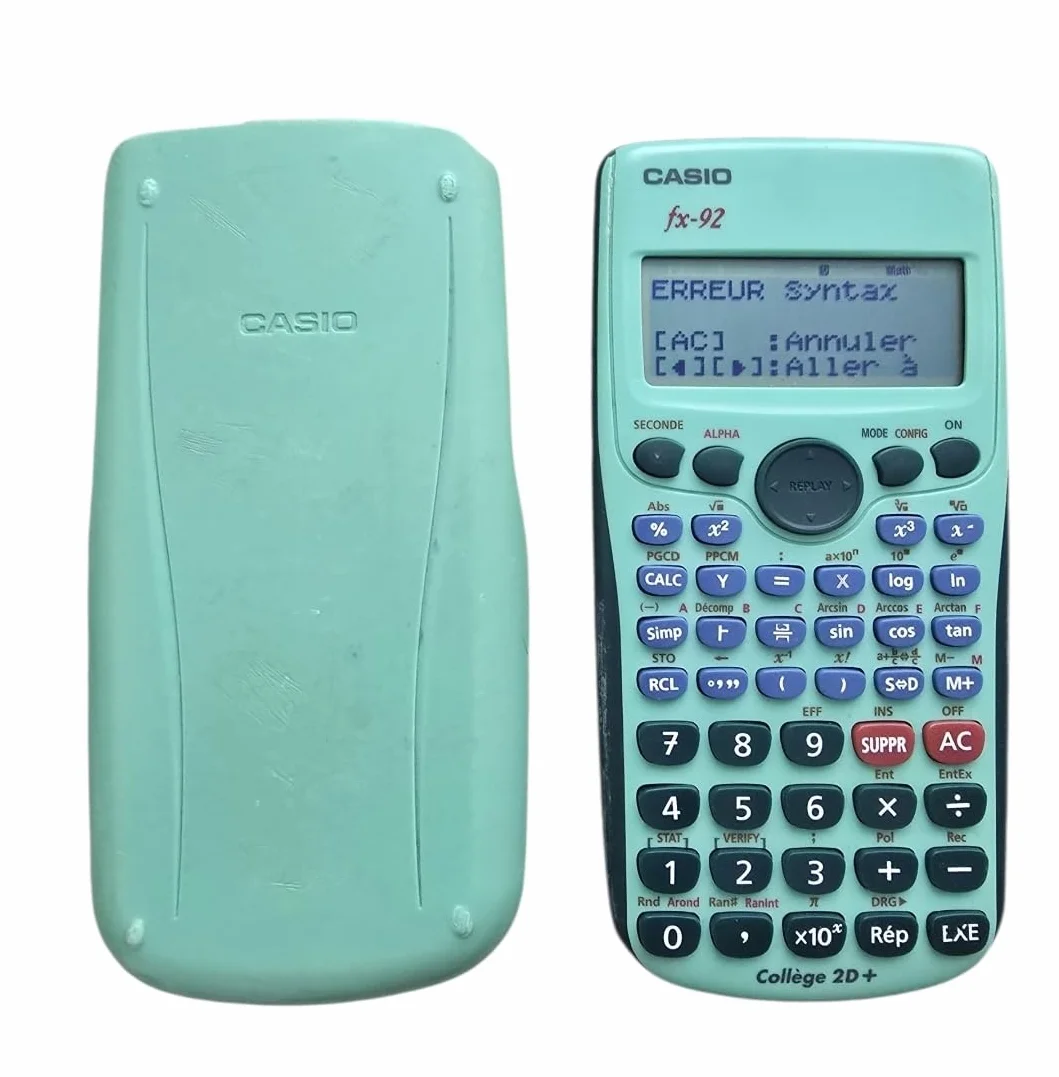 Casio FX-92 Speciale College Calculatrice Scientifique
