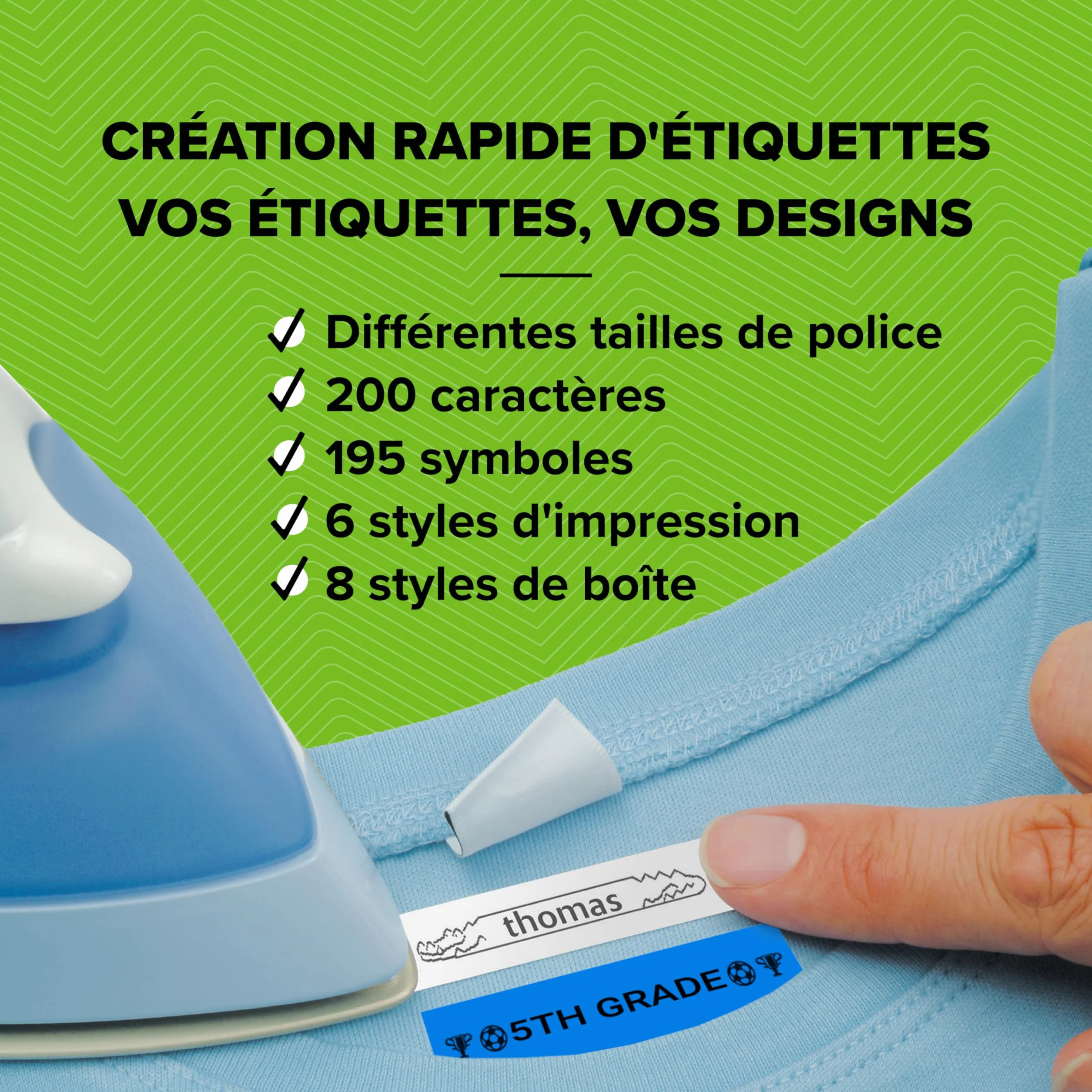 DYMO LetraTag LT-100H étiqueteuse portative imprimante d'étiquettes thermique sans encre clavier ABC