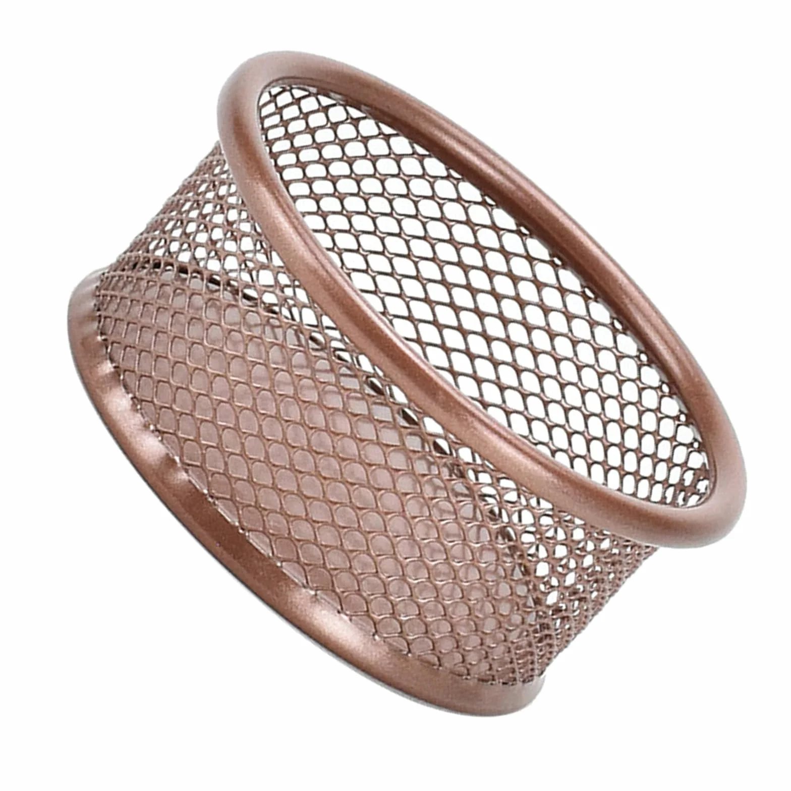 Boîte de rangement métal ventilé pour trombones fournitures de bureau