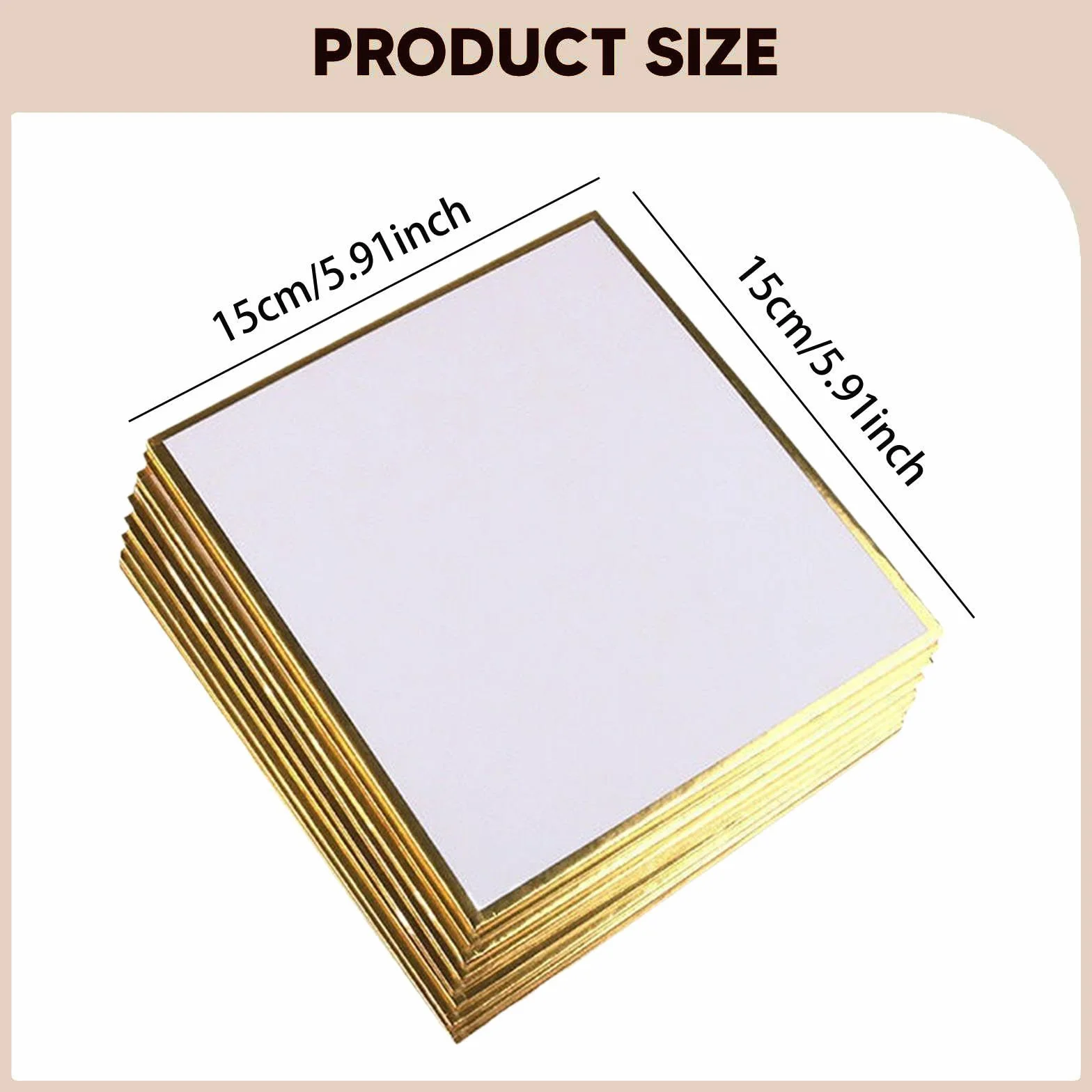 Planches Shikishi Vierges 15x15 cm Lot de 10 pour Artiste Dessin Calligraphie