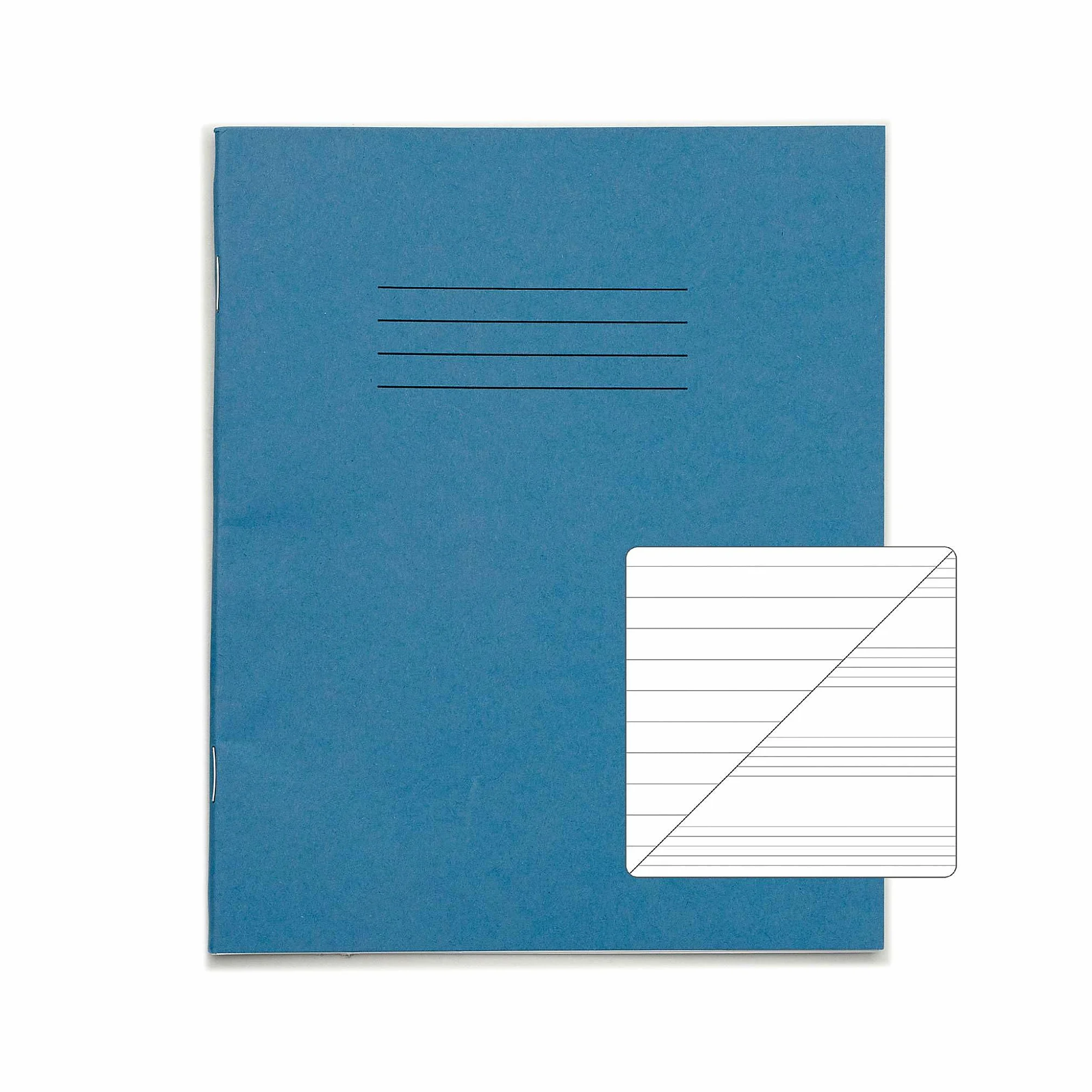 Rhino M8 Lot de 10 cahiers de musique 48 pages Bleu clair 200x165