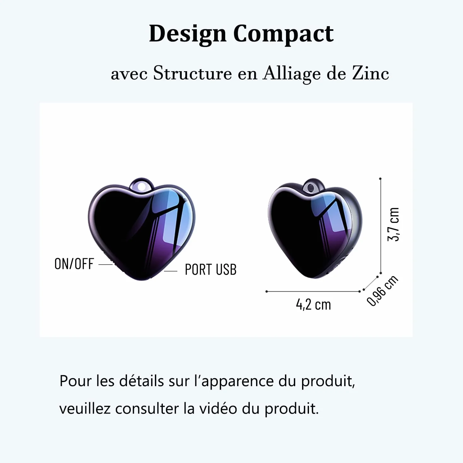 Mini Enregistreur Vocal 16G avec Activation Vocale Micro Dictaphone Numérique Écouteurs Pendentif
