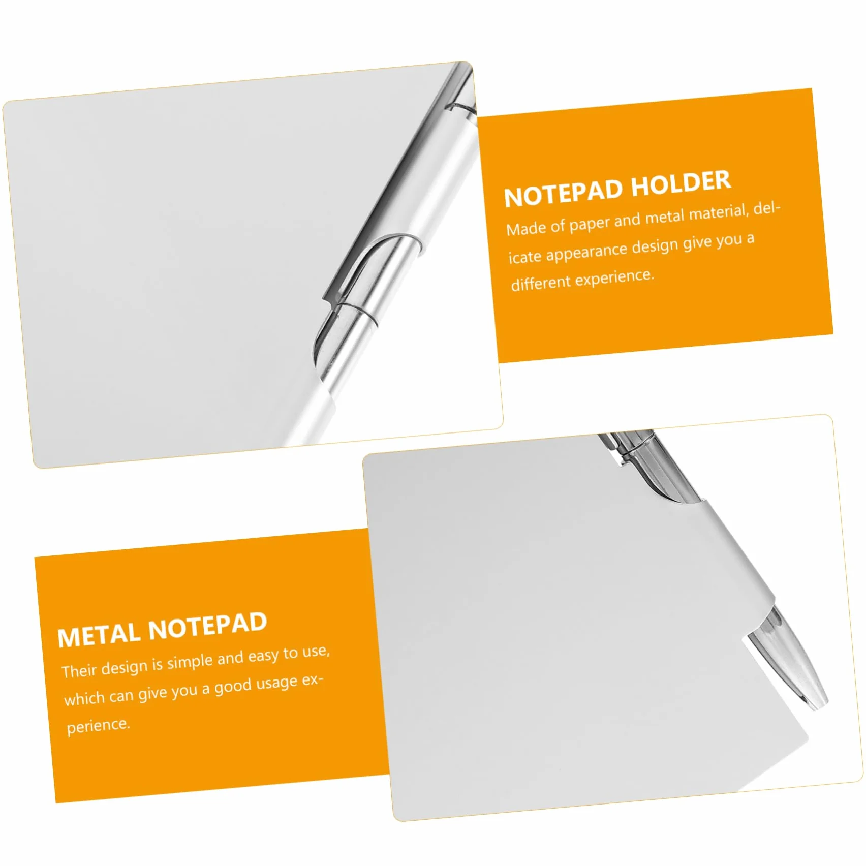 NUOBESTY Lot De 2 Petits Carnets De Voyage En Métal Avec Stylo