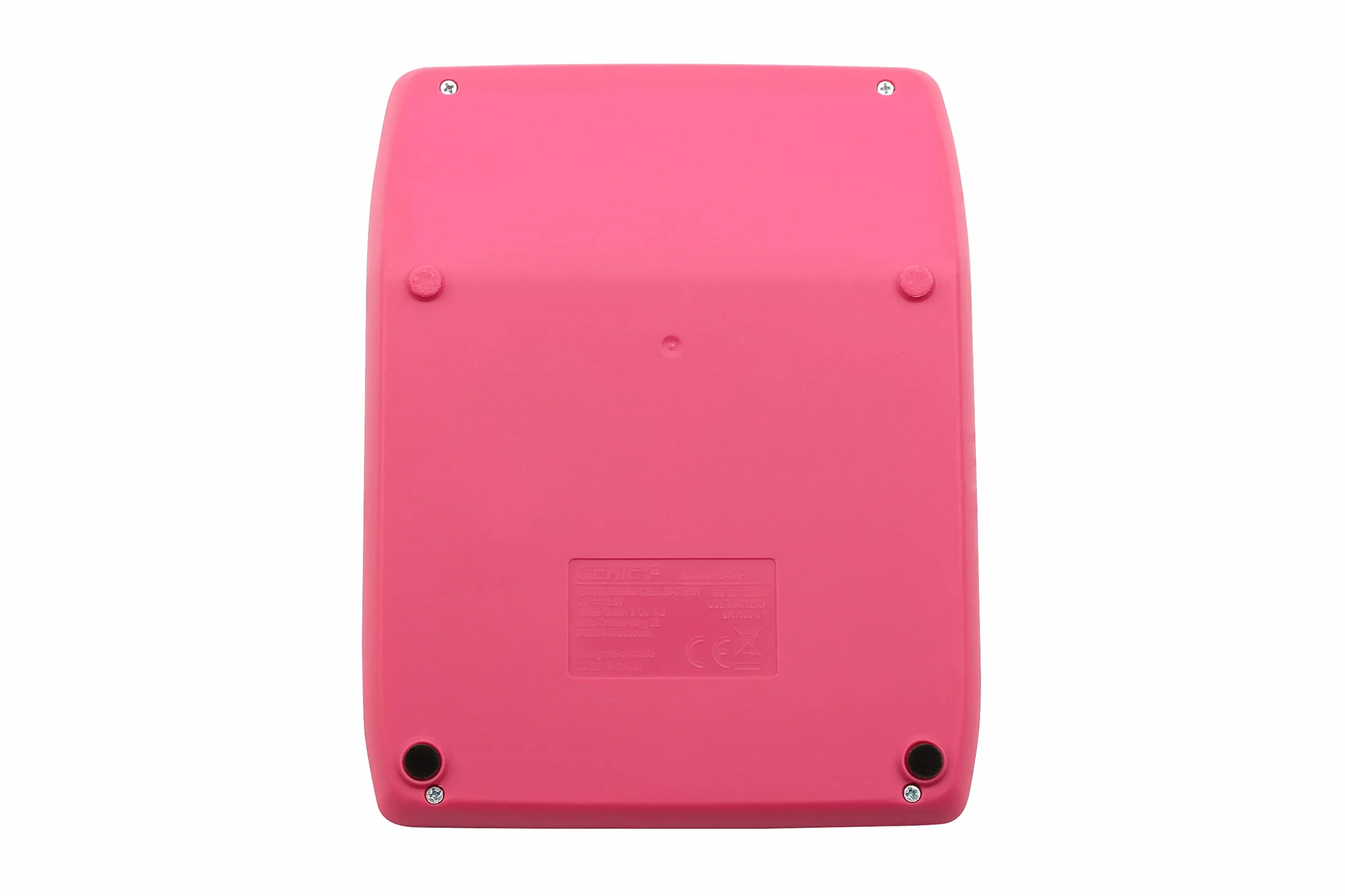 Genie 840 P 10 chiffres calculatrice de bureau double alimentation solaire batterie design compact rose