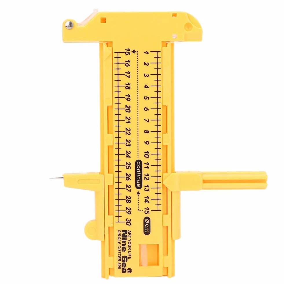 Compas Réglable Cercle Cutter PVC Plastique 10-300mm Outil De Coupe