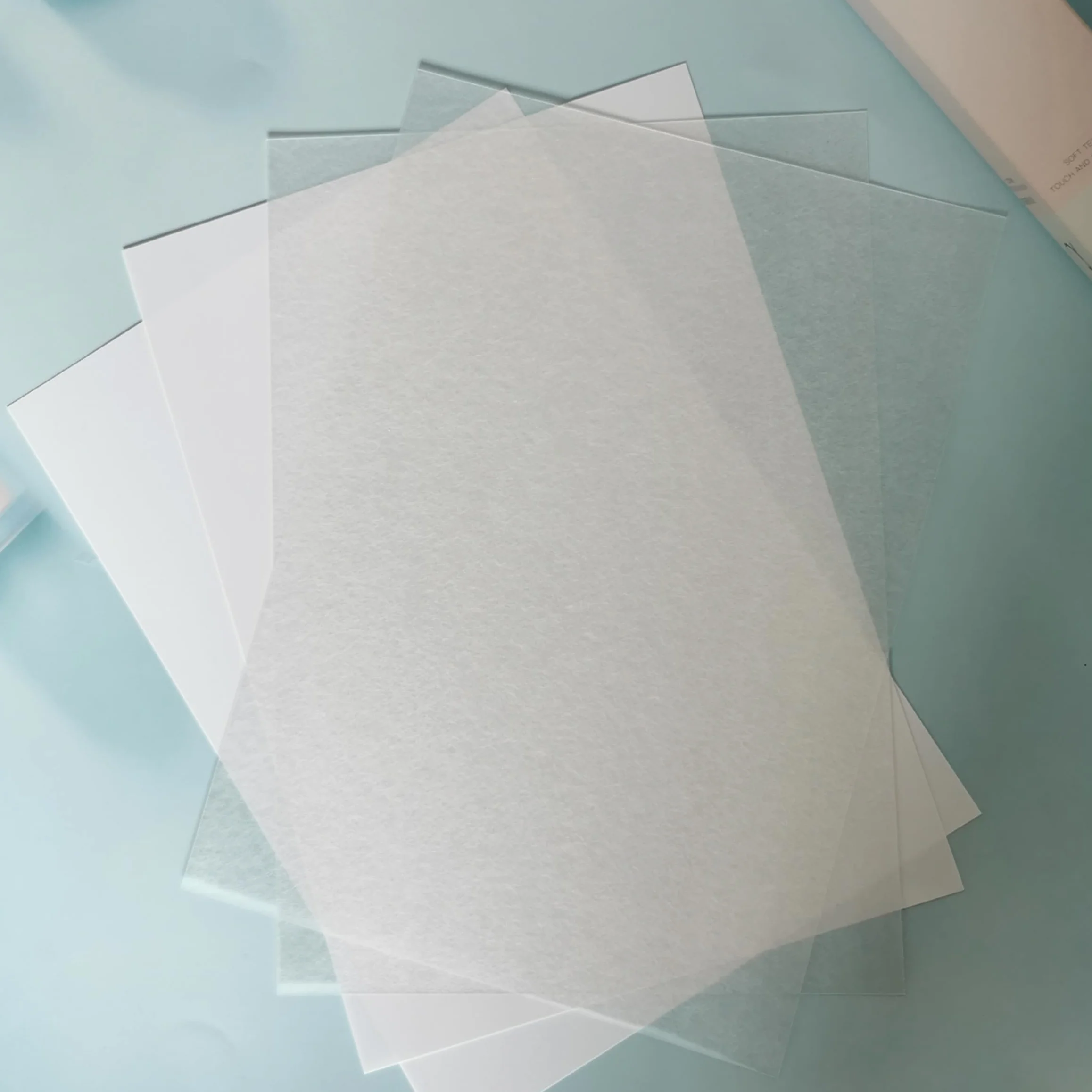 Lot de 6 feuilles film plastique rétractable imprimable A4 blanc brillant thermorétractable artisanat