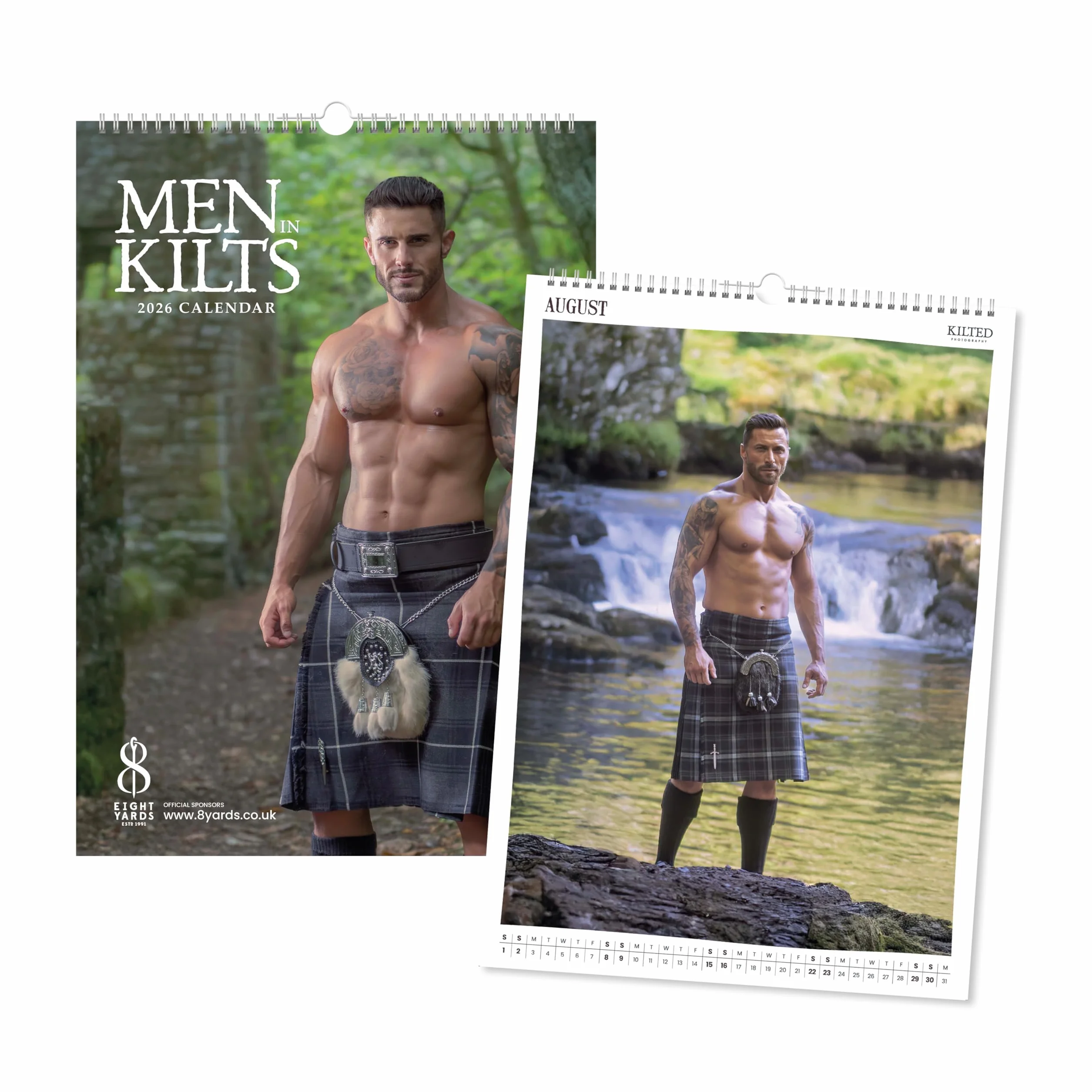Calendrier 2026 Men in Kilts A3