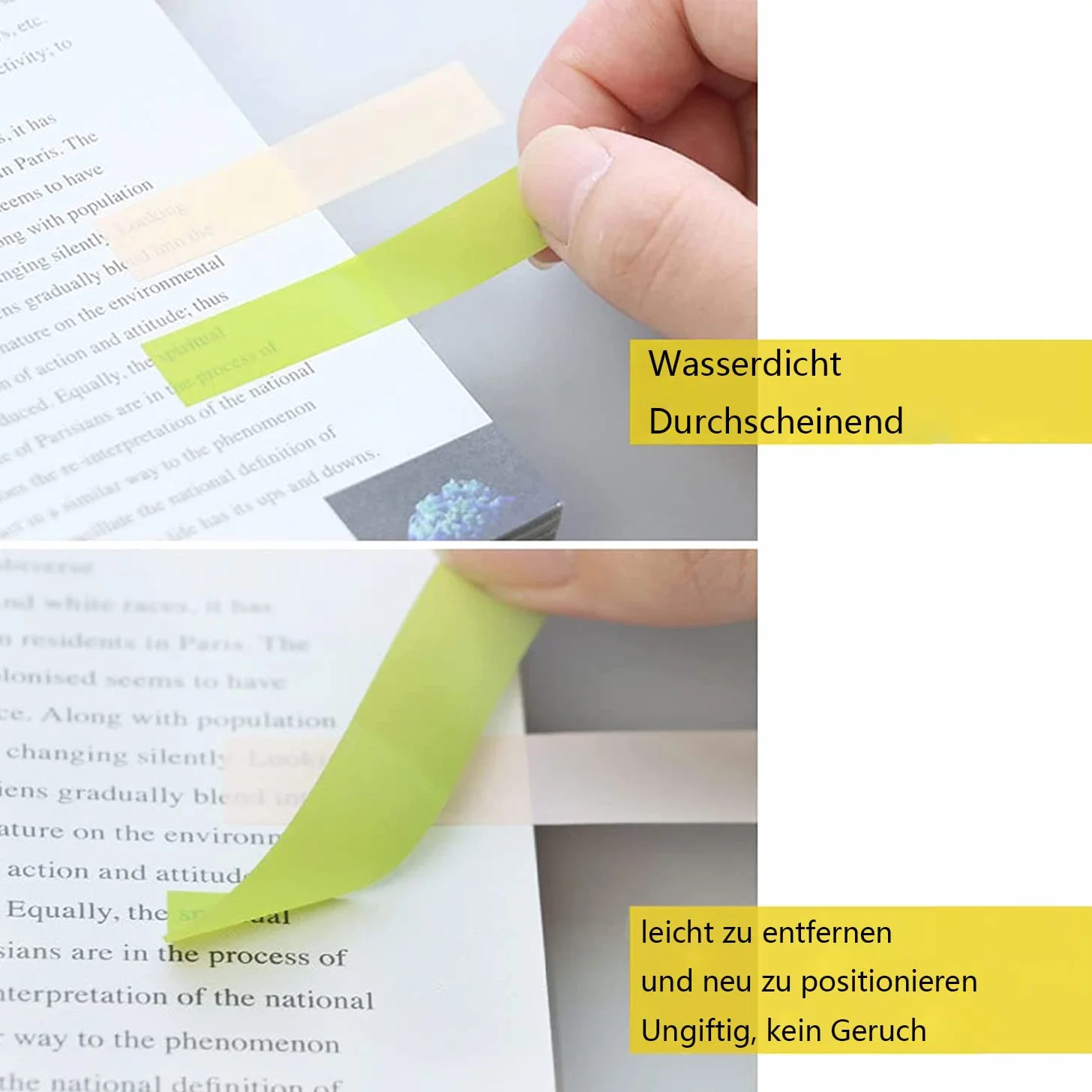 Marque Page Adhésif 2800 Pièces 14 Styles Autocollantes Index Inscriptible Sticky Tabs