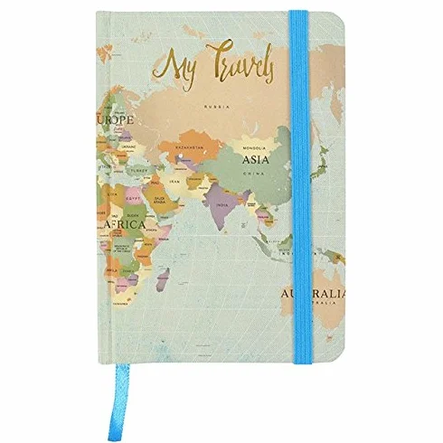 Mon Voyage Aventure Hardback Journal A6 Notebook