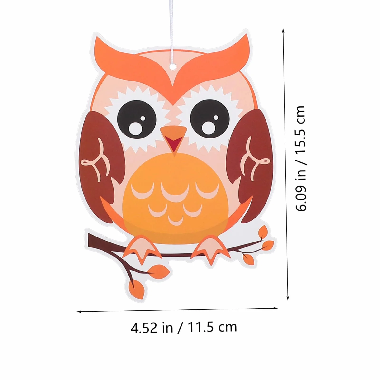 ORFOFE Décoration Rentrée Scolaire Hibou Suspendue en Papier et Corde Coton