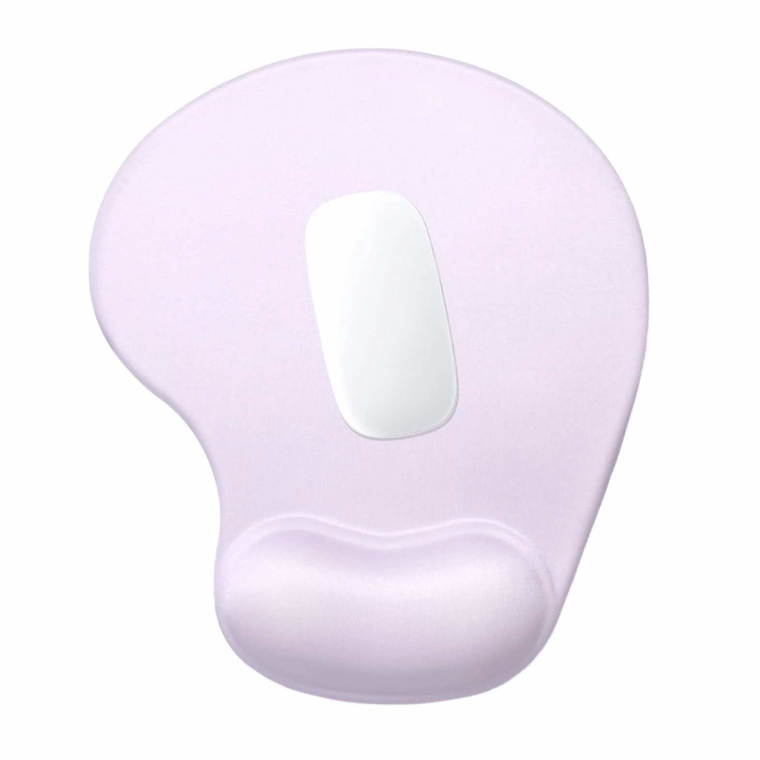 Tapis de Souris Ergonomique Gamer avec Repose Poignet en Gel, Portable, Violet Vanille