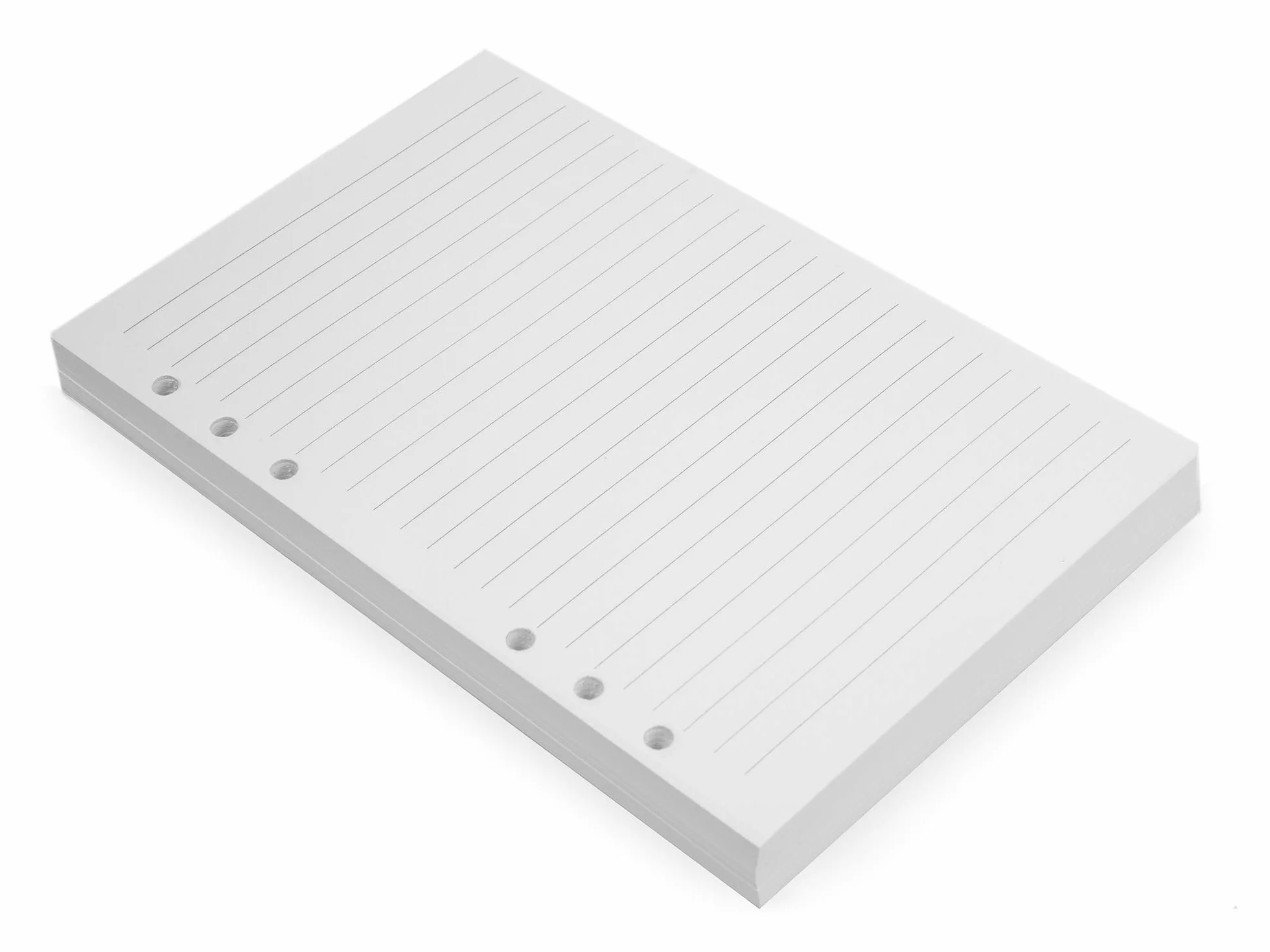 Wanderings Planificateur Classeur A5 6 Anneaux Recharges Lignées 120 GSM Crème 14,2 x 21 cm Compatibles Filofax