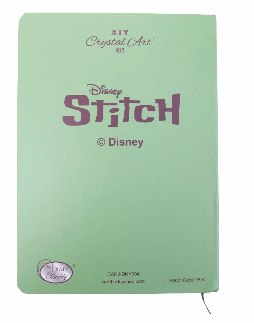 Disney Stitch CRYSTAL ART Carnet de notes 26 x 18 cm
