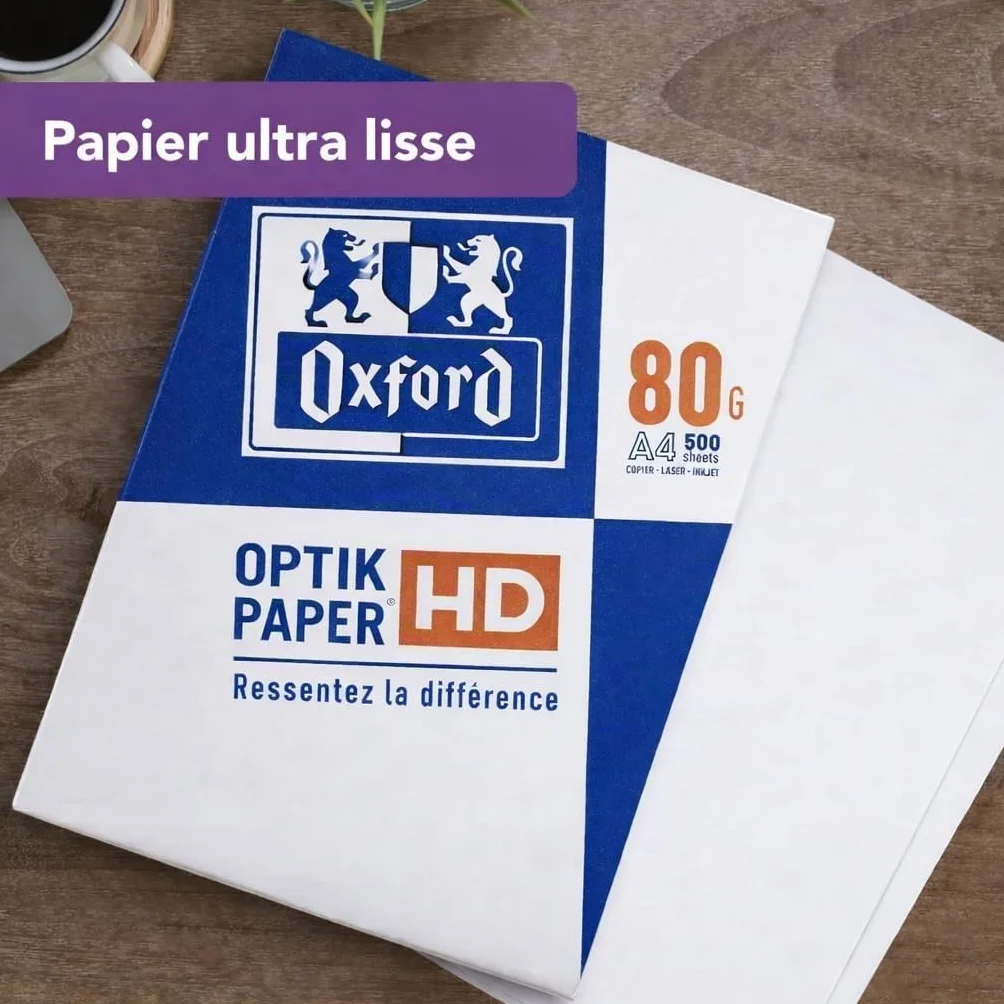 Oxford Papier Multiusage A4 80gsm 500 Feuilles Blanc