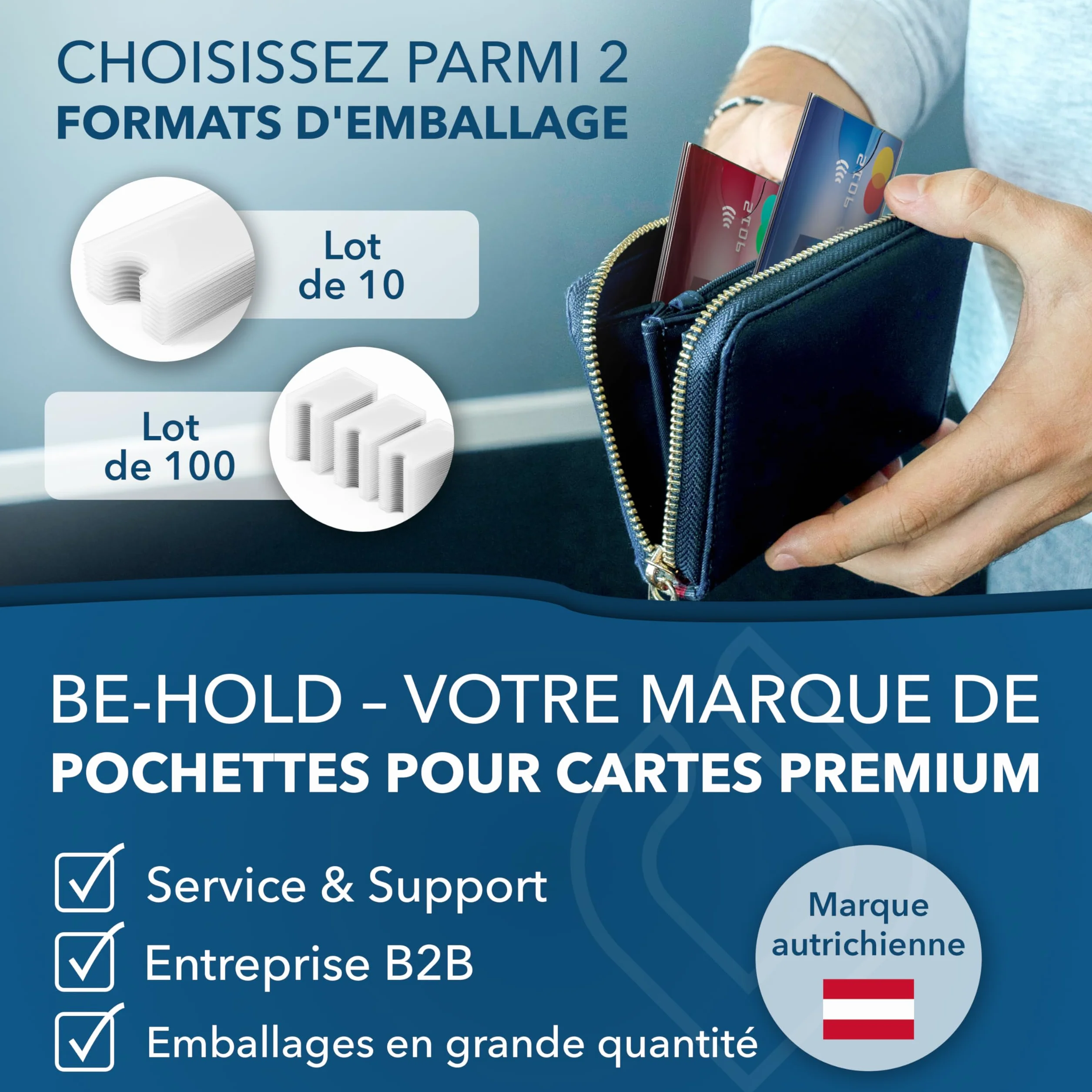 Étui Porte-Carte Bancaire Transparent Rigide 10 Pièces - Protège Carte Navigo, Identité, Vitale & Bus