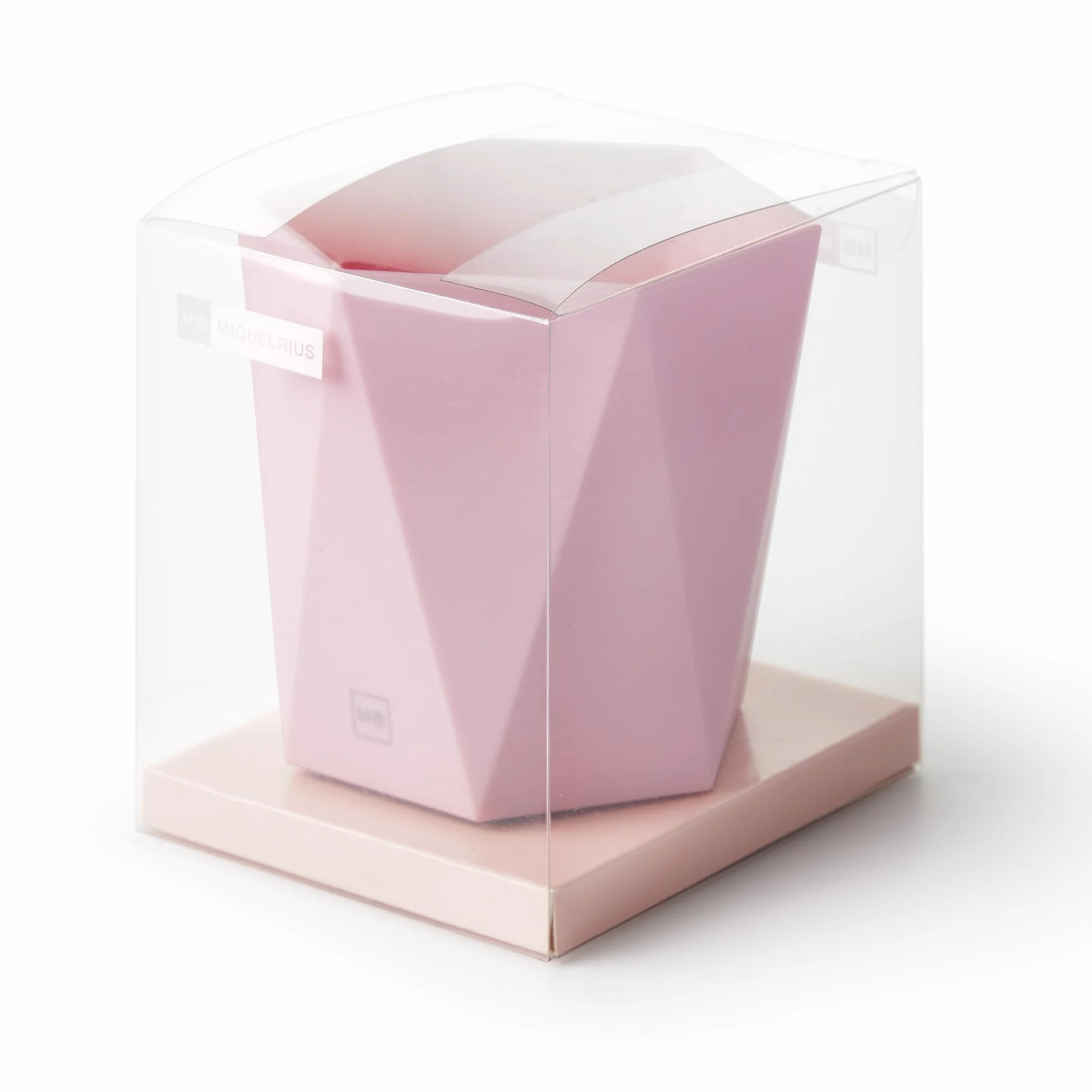 Miquelrius Pot à crayons de bureau Organisateur finition douce au toucher Rose