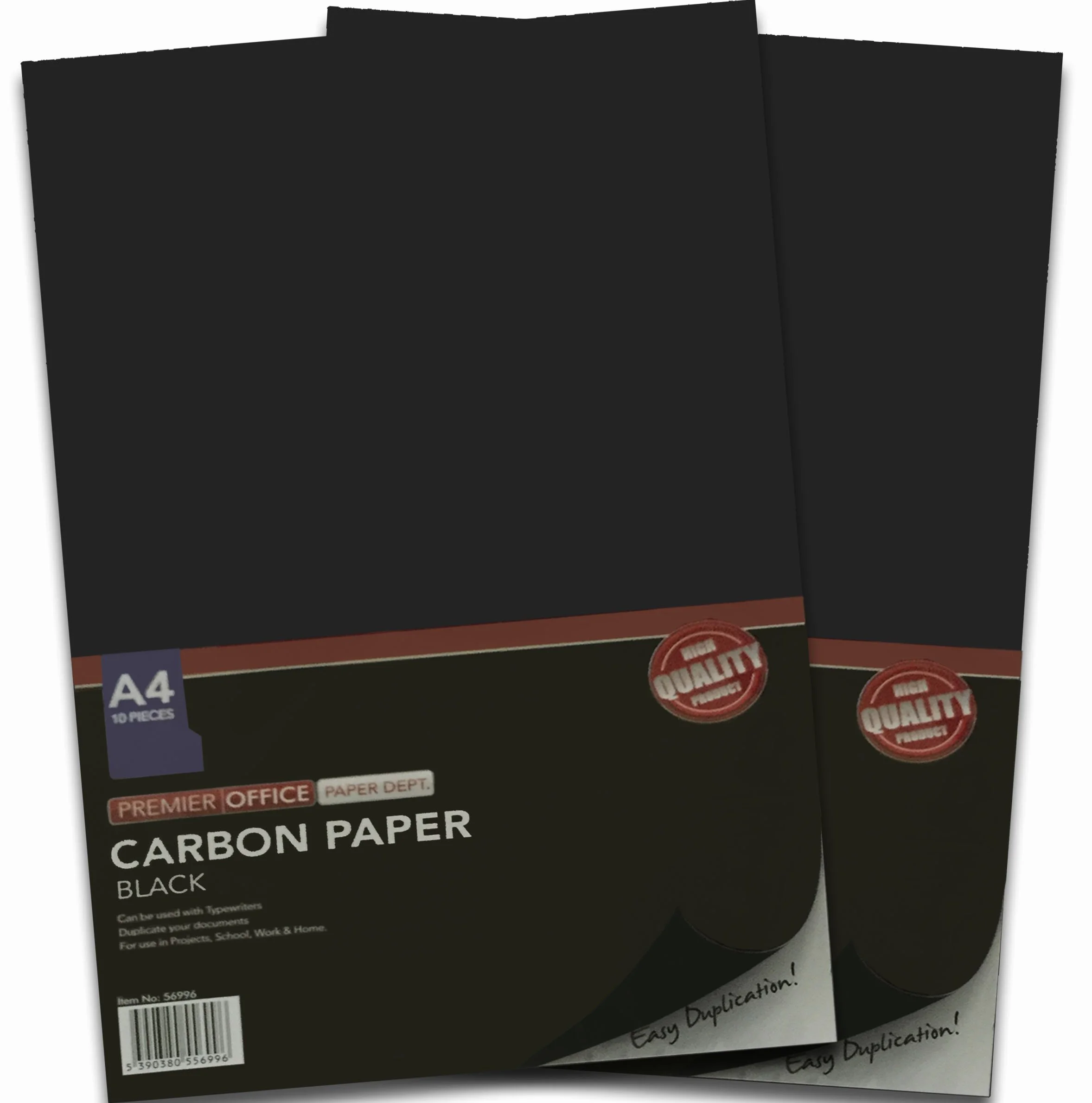 Papier carbone A4 Noir Lot de 10 feuilles
