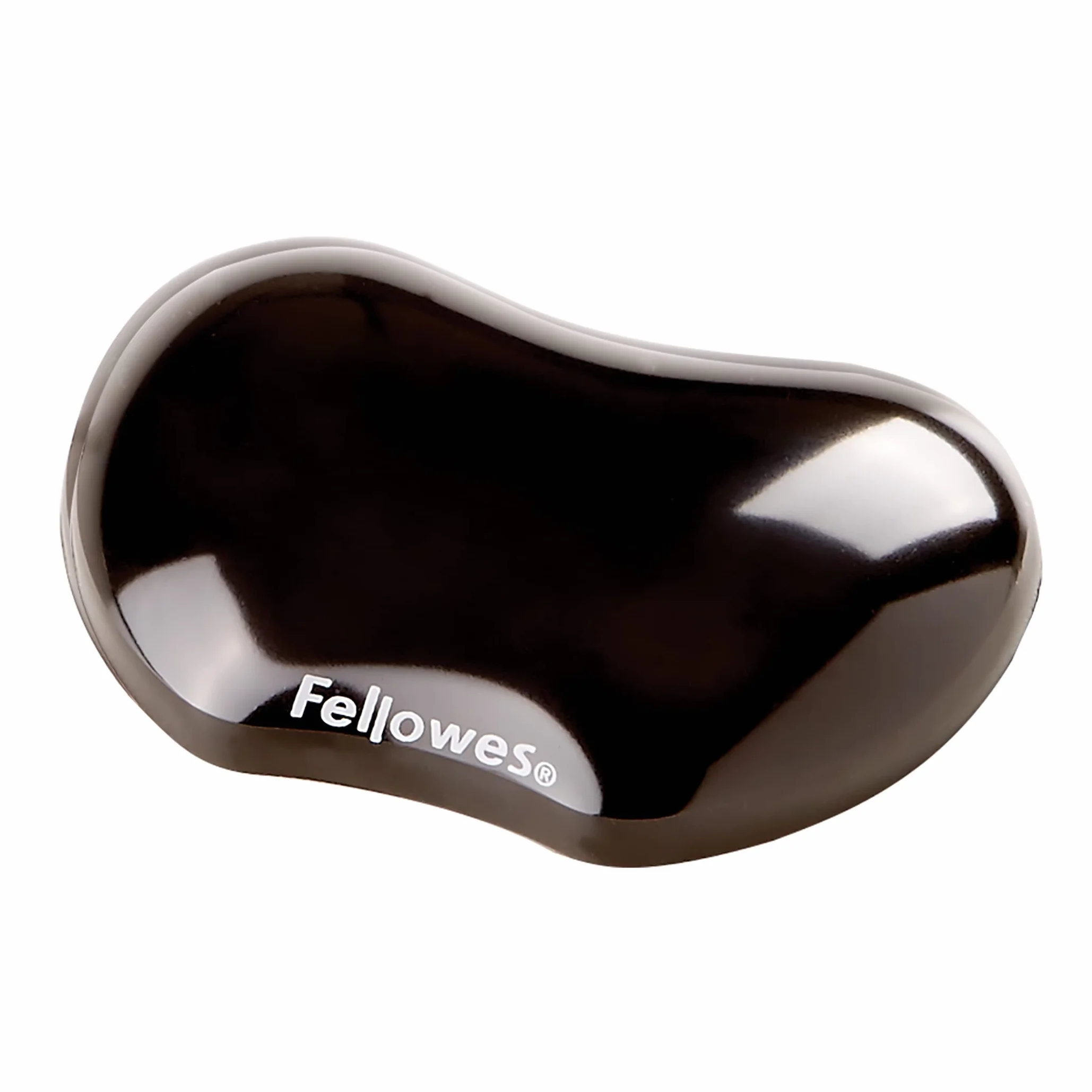 Fellowes Mini Repose-Poignet Crystal Gel Ergonomique Souris Gel Transparent Noir 18 x 122 x 88 mm