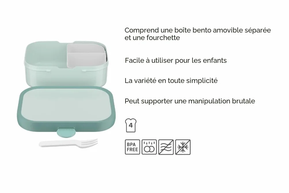 Mepal Boîte à Déjeuner Campus Lunch Box Bento Enfants 750 ml Peppa Pig