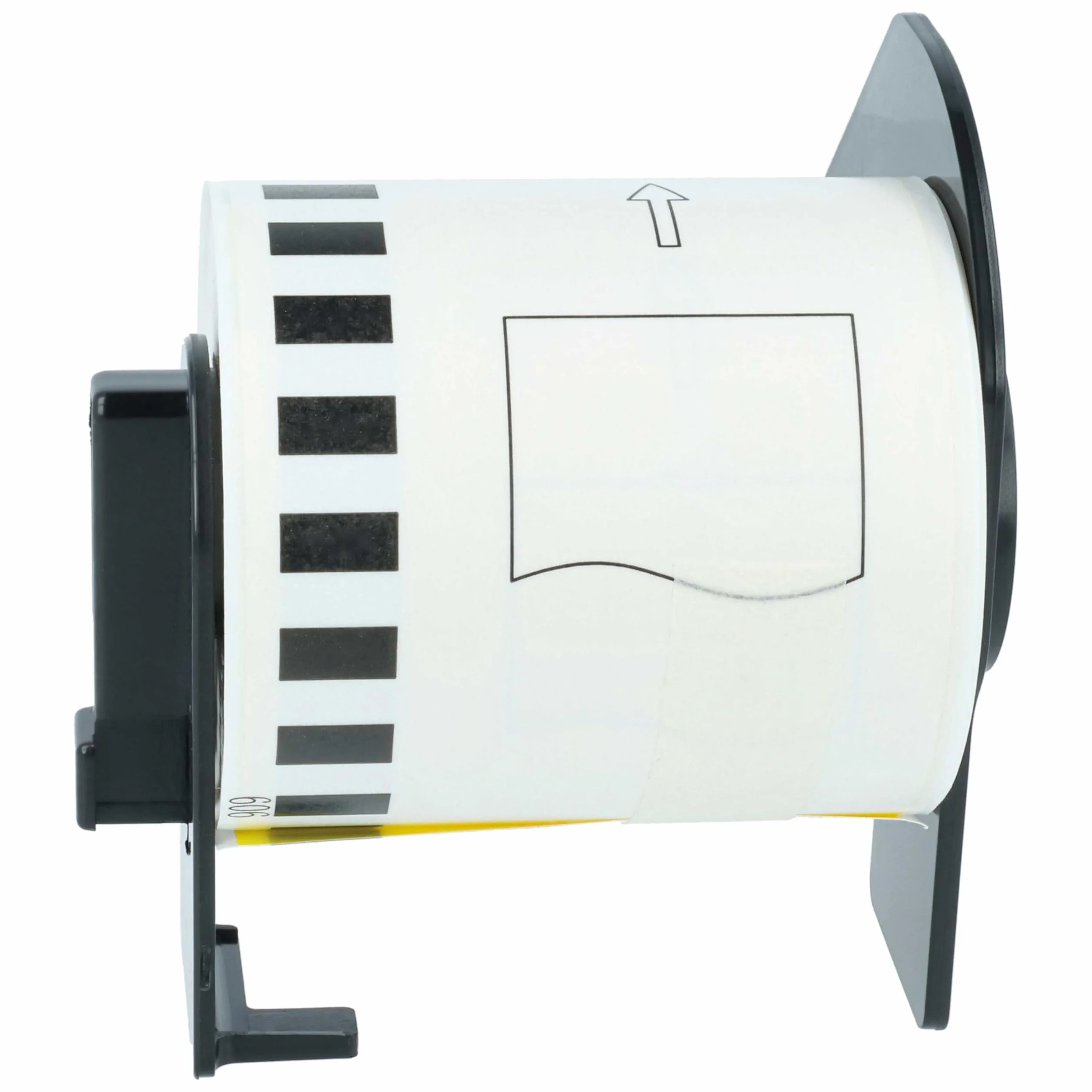 vhbw Rouleau d'étiquettes 62mm x 15,24m remplacement Brother DK-22606 pour étiqueteuse