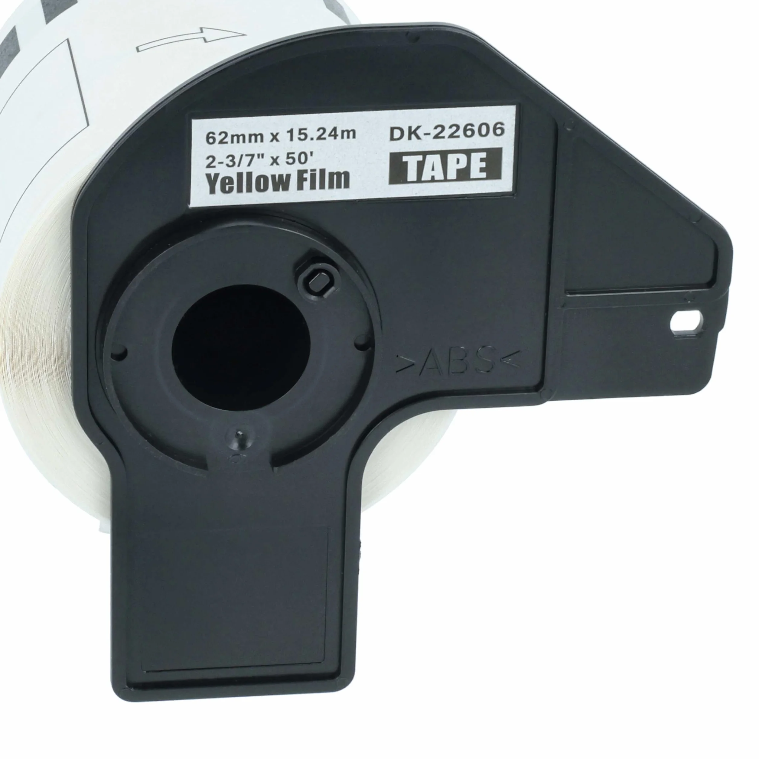 vhbw Rouleau d'étiquettes 62mm x 15,24m remplacement Brother DK-22606 pour étiqueteuse