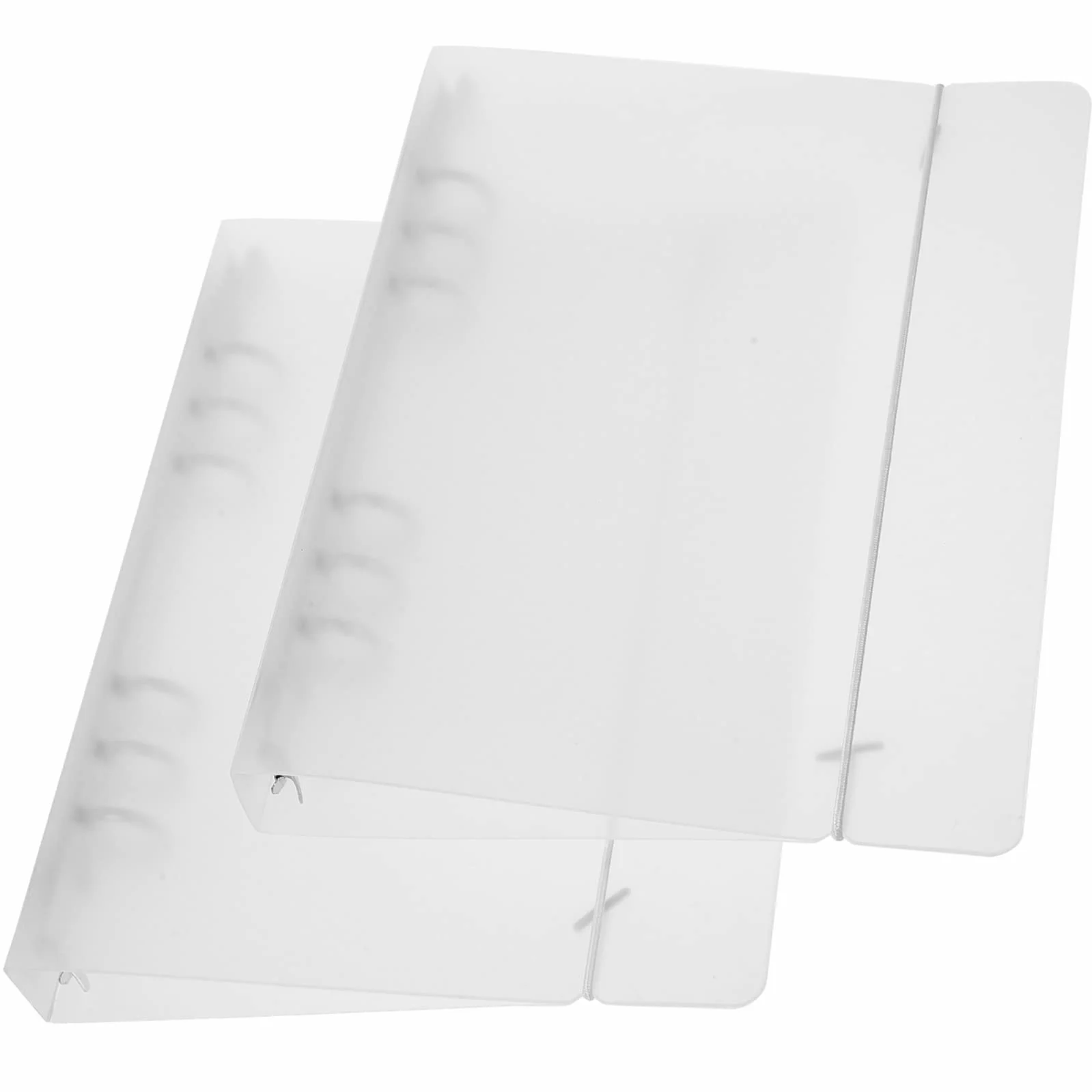 Artibetter Classeur A5 à 6 Anneaux Pp Semi-transparent, Lot de 2