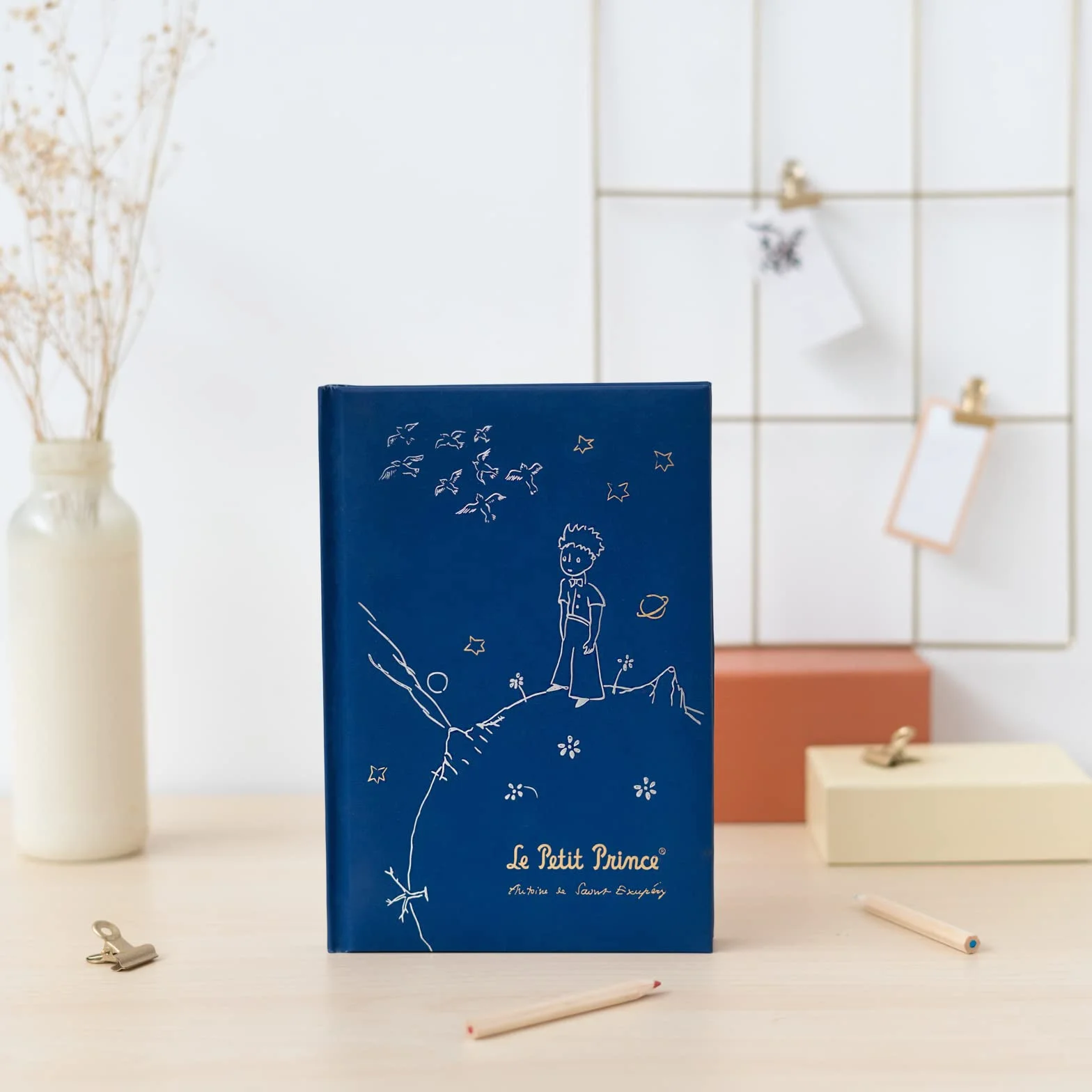 Grupo Erik Carnet de Notes Le Petit Prince A5 Pages Blanches Couverture Rigide
