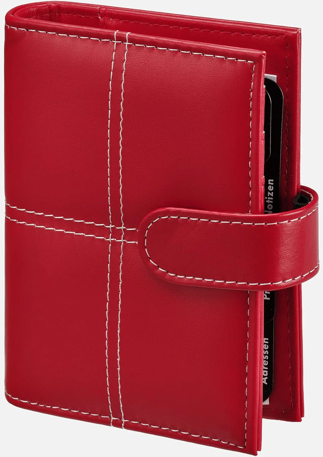 Mini-organiseur A7 Fashion en plastique Rouge