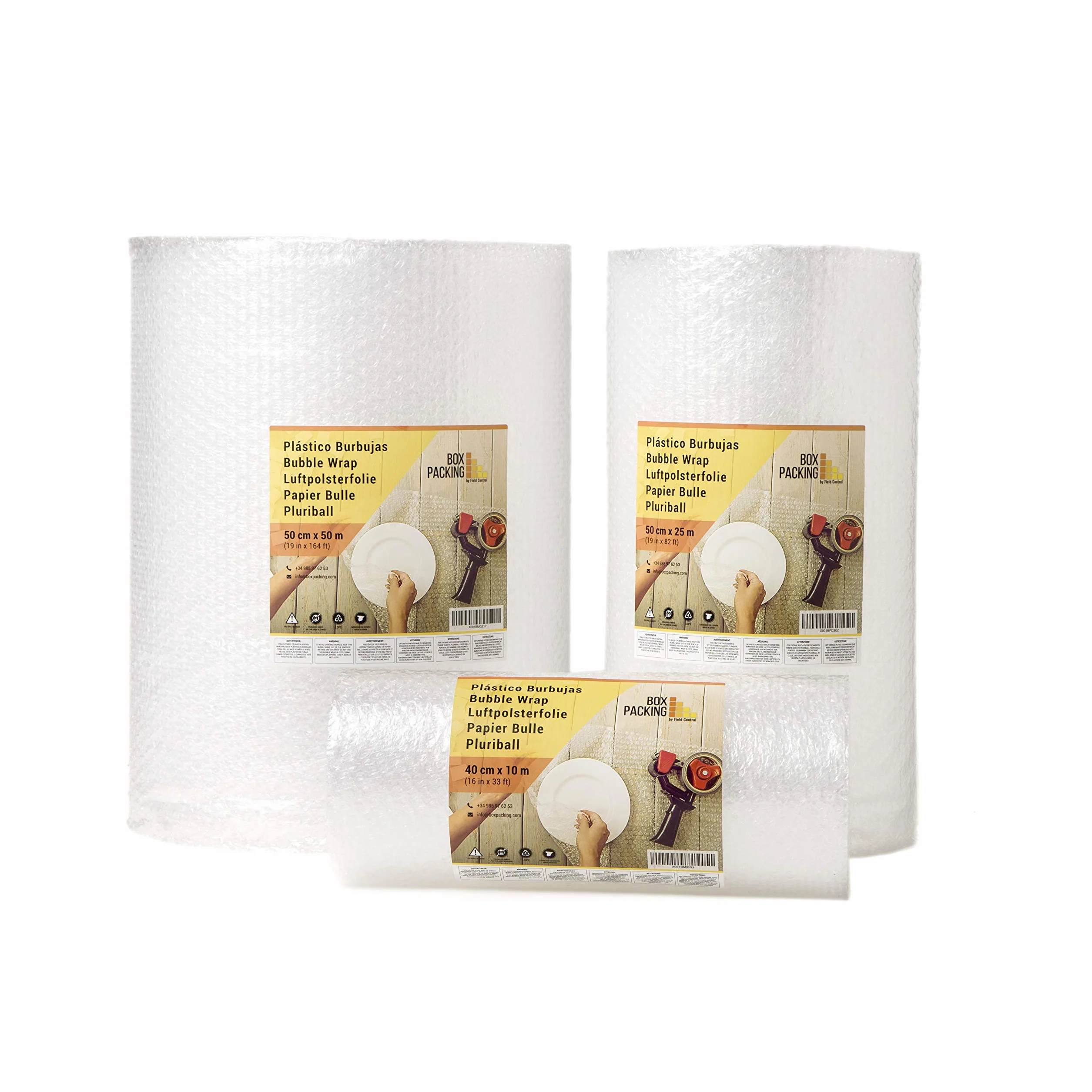 Papier Bulle Emballage Colis 50 cm x 25 m Rouleau Protection Objets Fragiles Déménagement