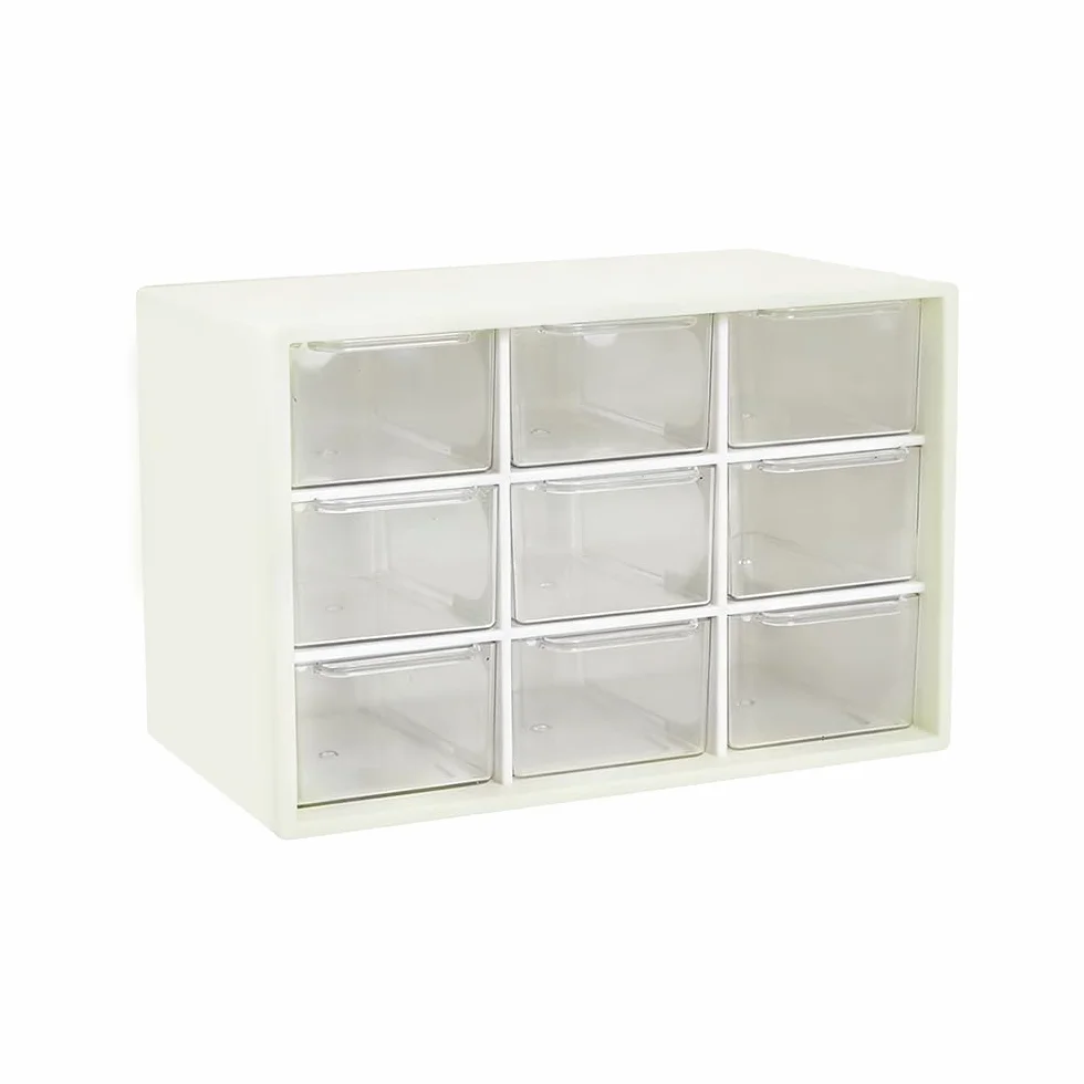 Organisateur de Tiroir Plastique Boîte Rangement Couverts Cuisine Salle de Bain Bureau