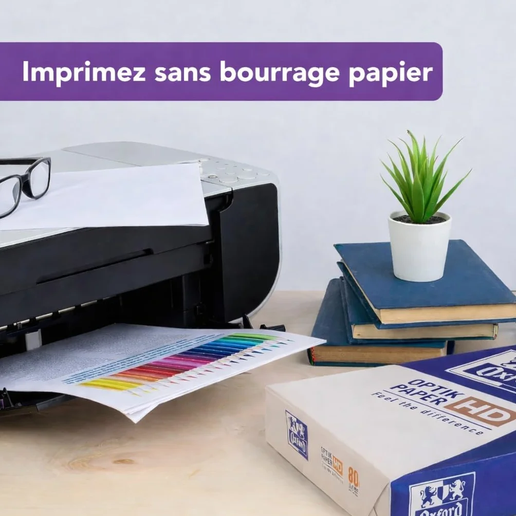 Oxford Papier Multiusage A4 80gsm 500 Feuilles Blanc
