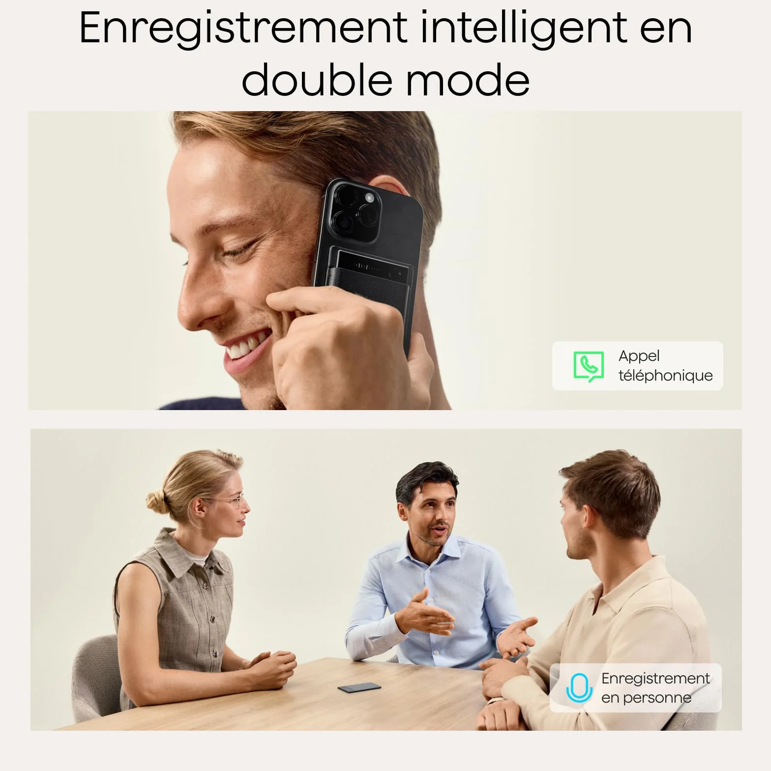 Plaud Note Pro Enregistreur Vocal IA Dictaphone Numérique avec Transcription, Résumé IA, 50h d'Enregistrement