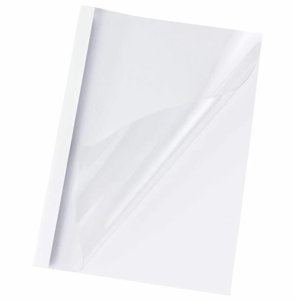 Chemises de reliure thermique A4 15 mm 150 feuilles Lot de 10 blanches