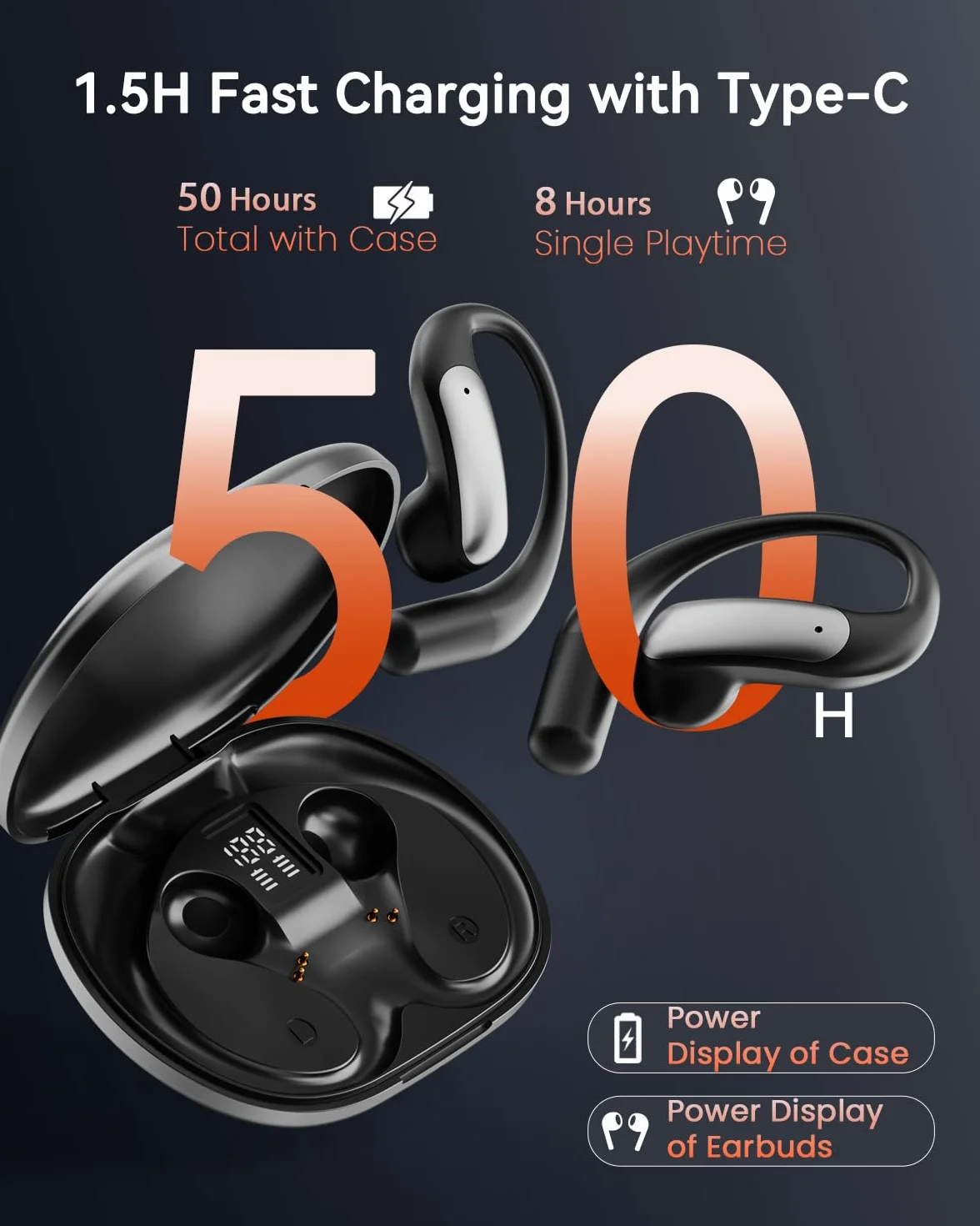 AI Ecouteur Traducteur Instantané 4-en-1 144 Langues Bluetooth